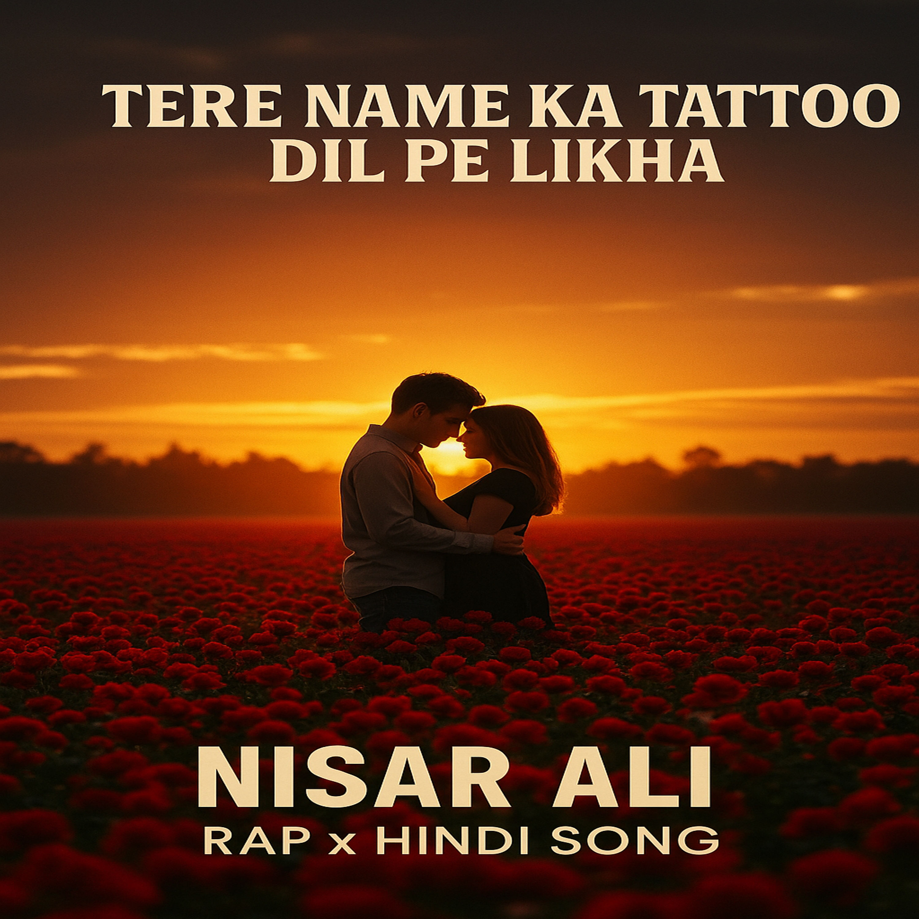 Tere name ka Tatoo Dil pe likha artwork
