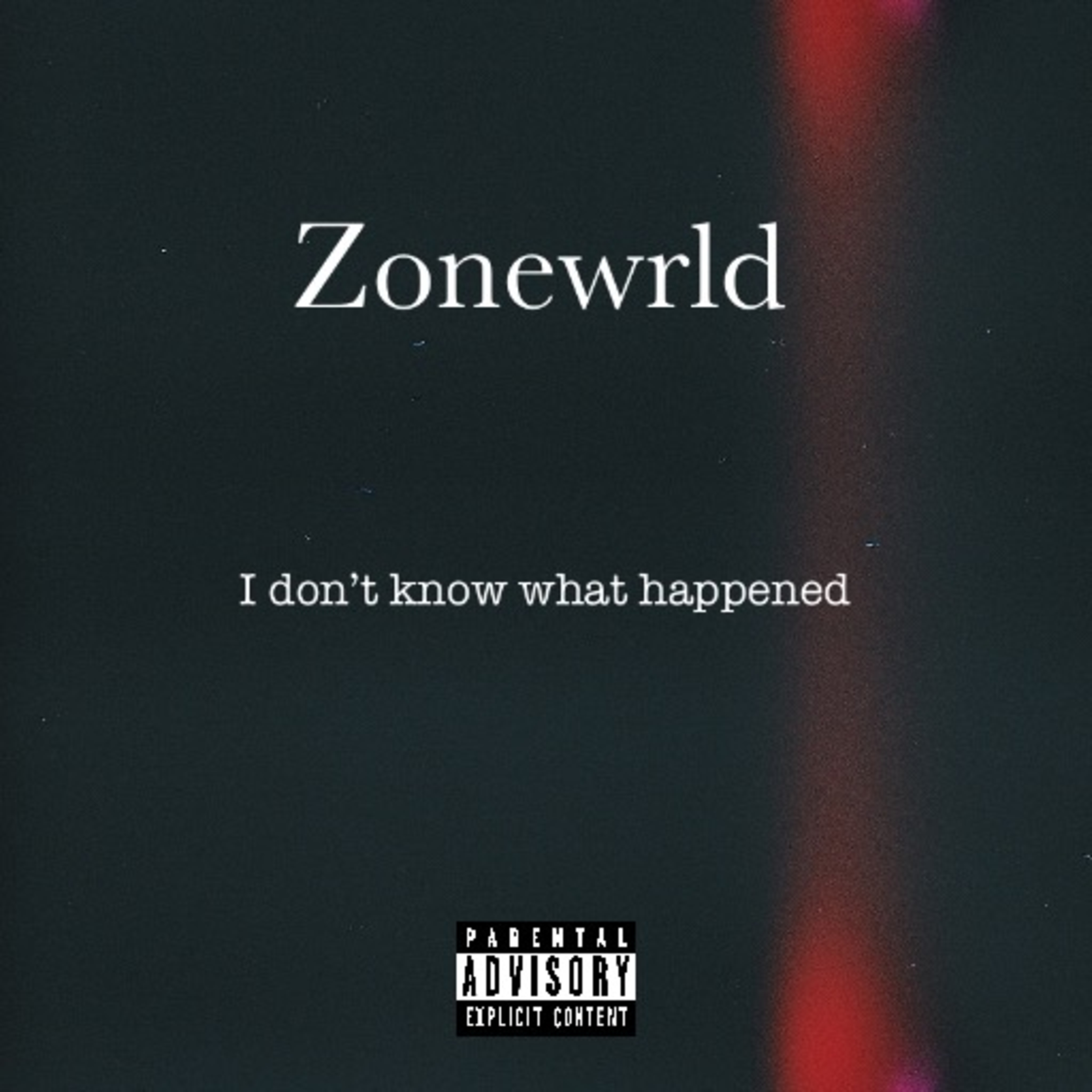 I Don’t Know What Happened by Zone Wrld cover art