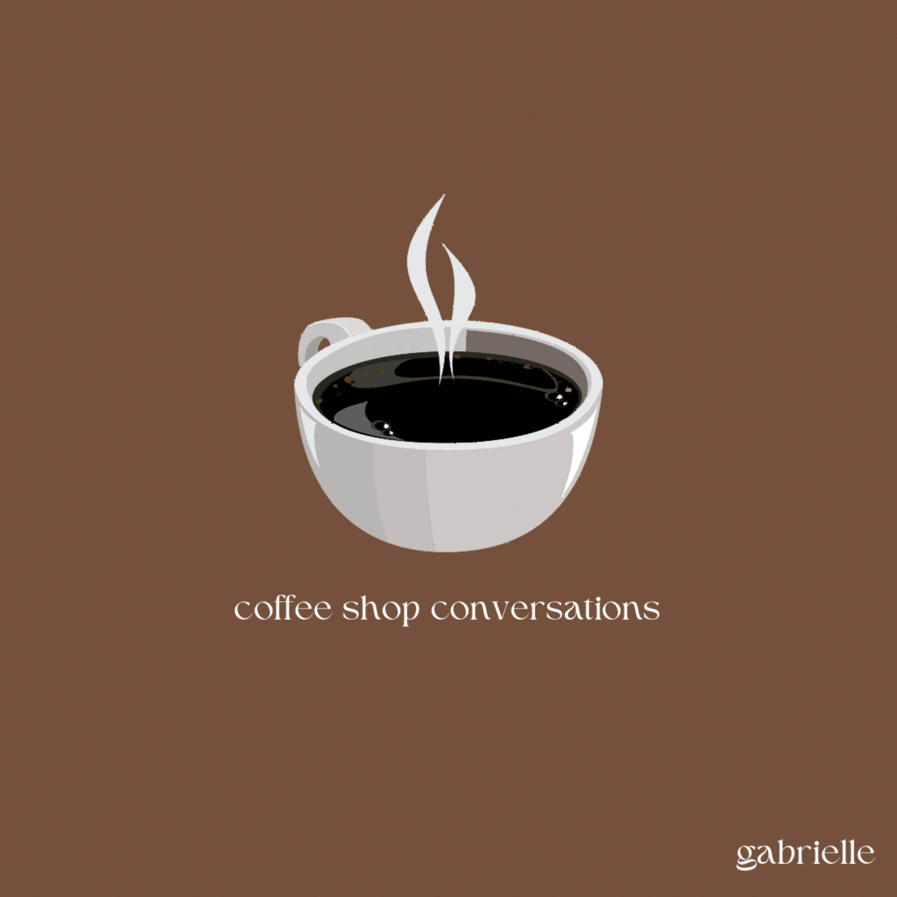 coffee shop conversations artwork