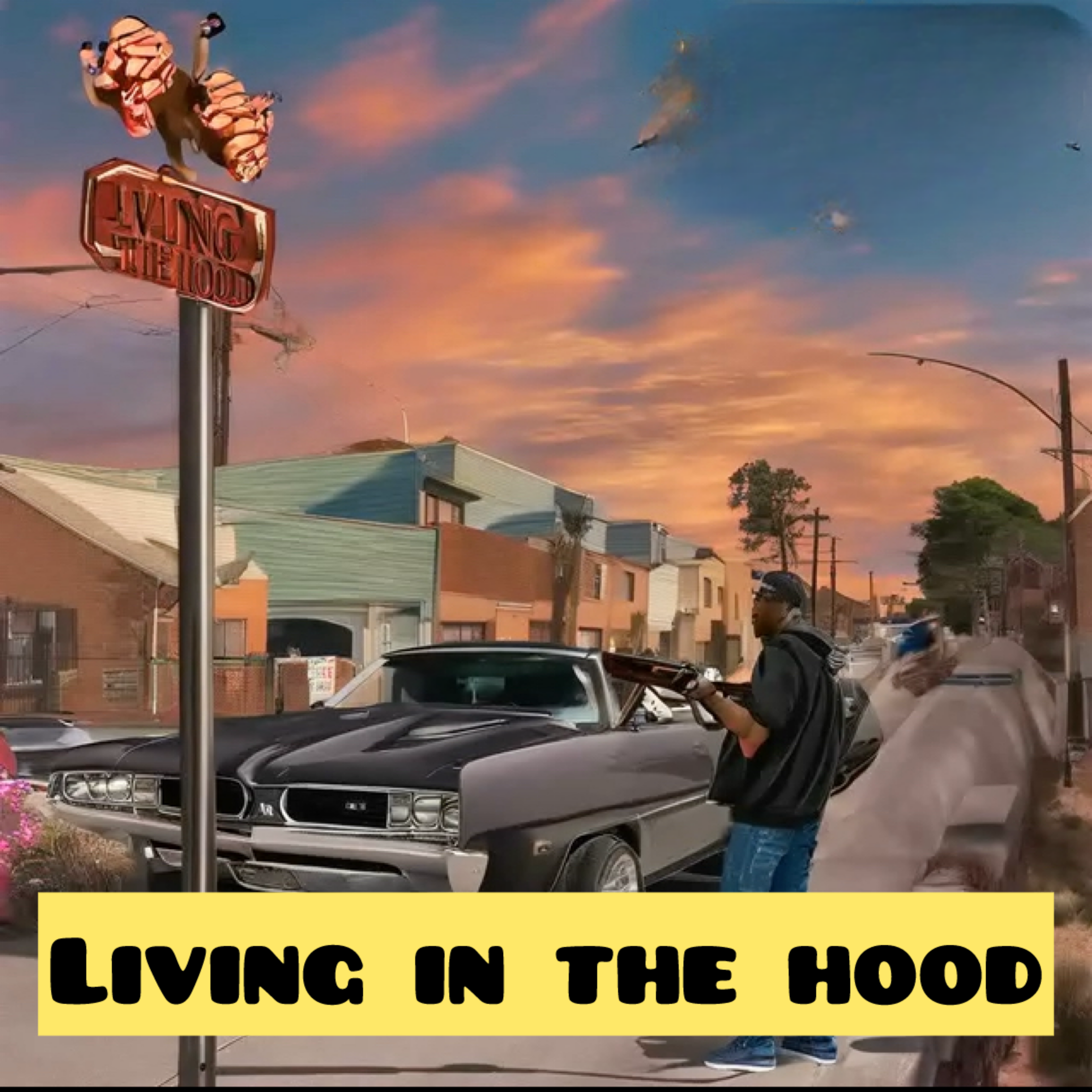Living In The Hood artwork