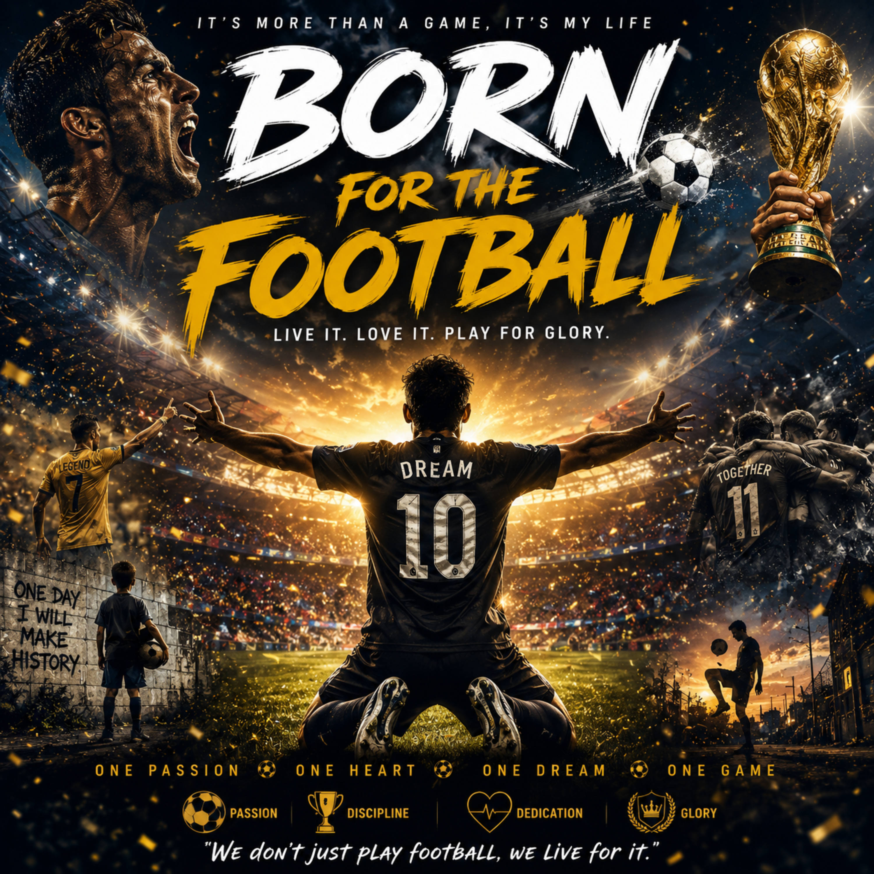 Born For The Football by Anonna Zara cover art