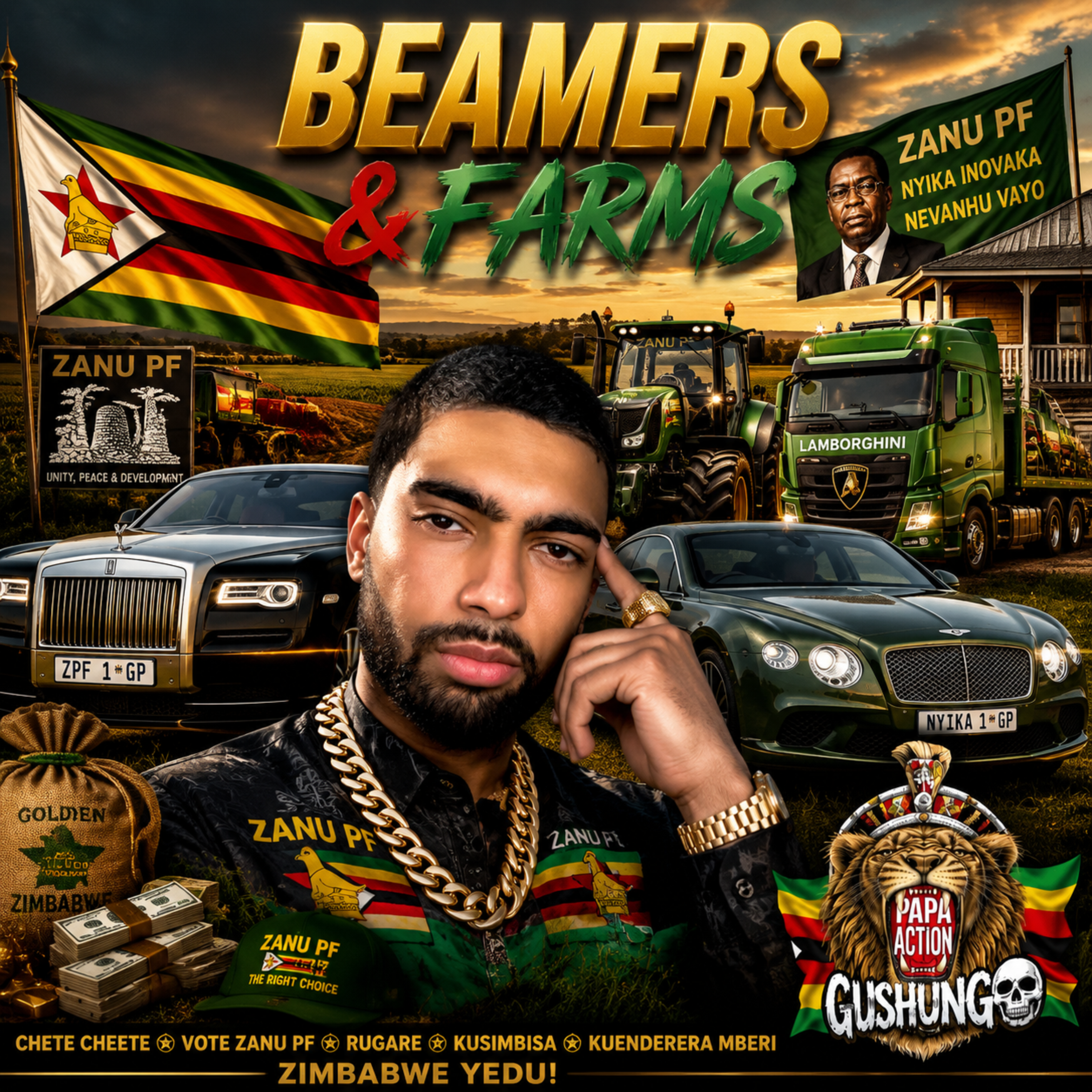 Beamers & Farms (Pamberi neZANU) by Odd God cover art
