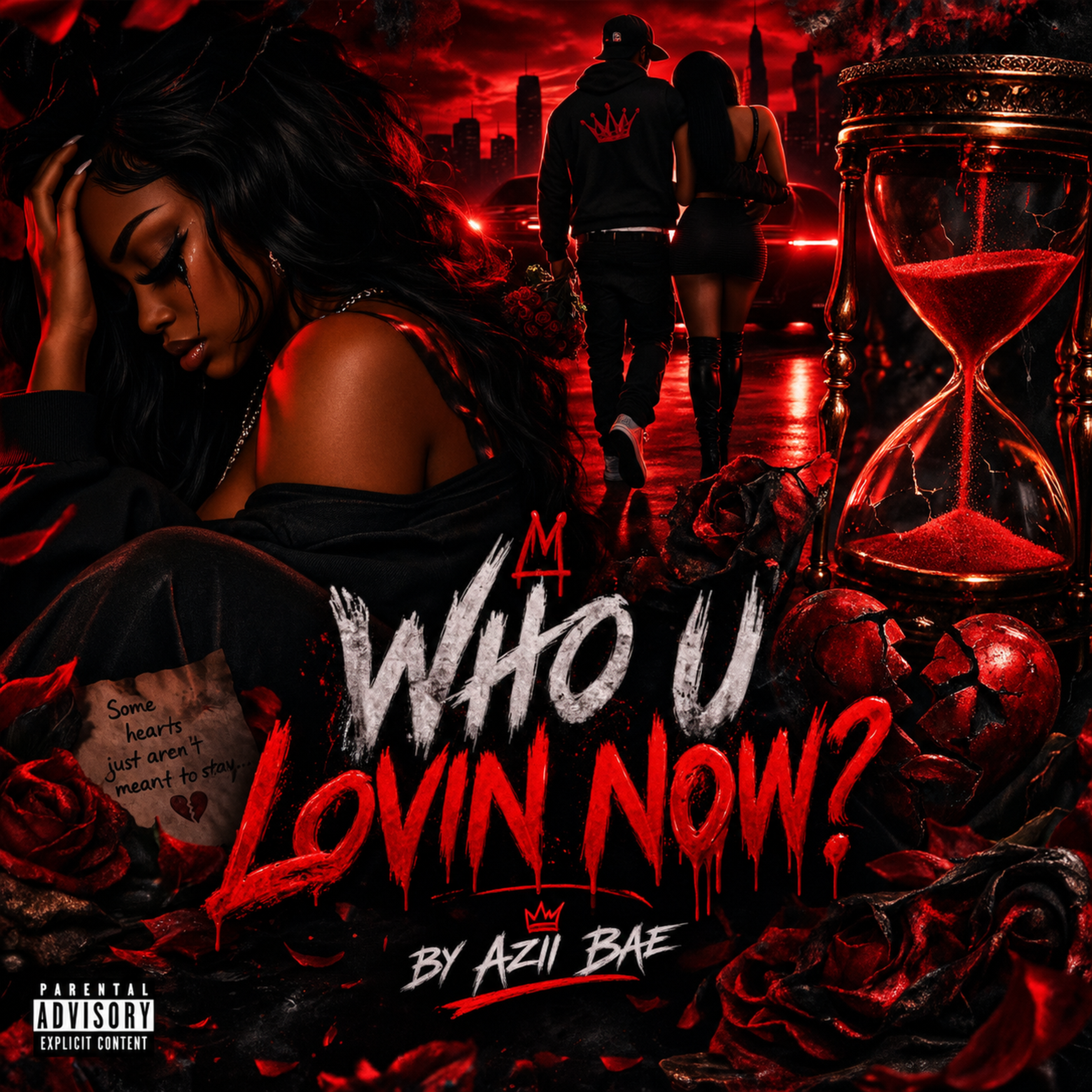 WHO U LOVIN’ NOW by AZIIBAE cover art