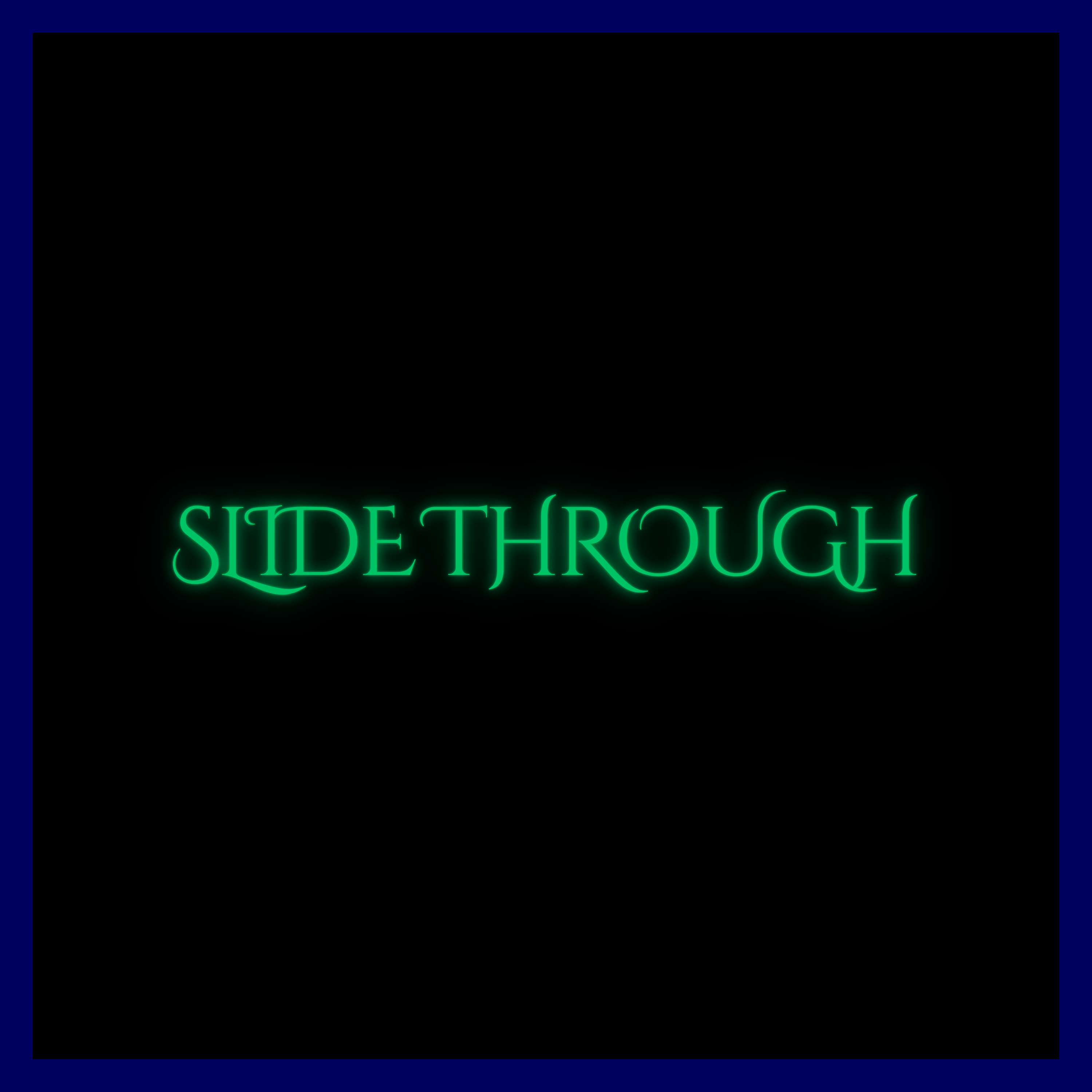 Slide through (slowed and reverb) artwork