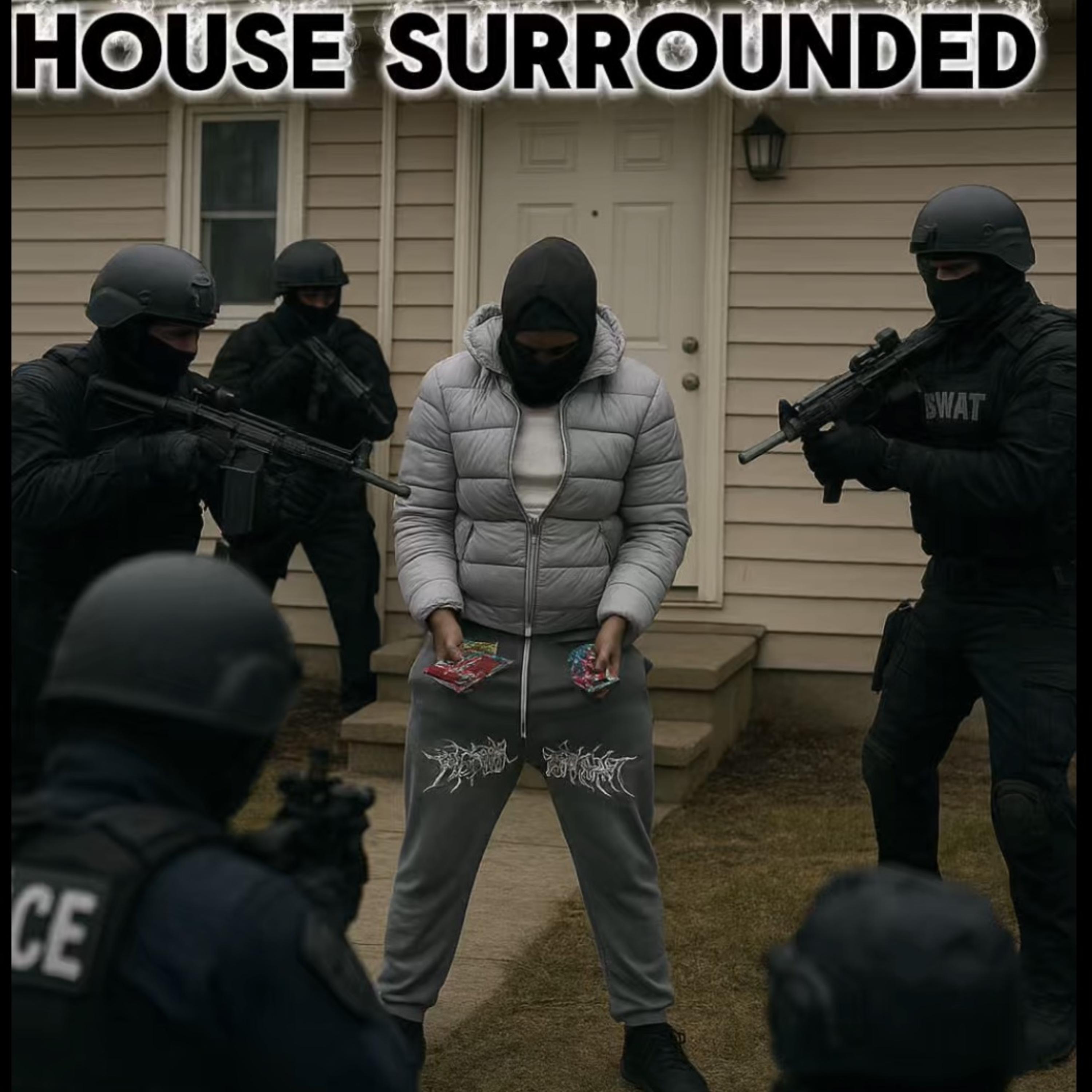 House surrounded artwork