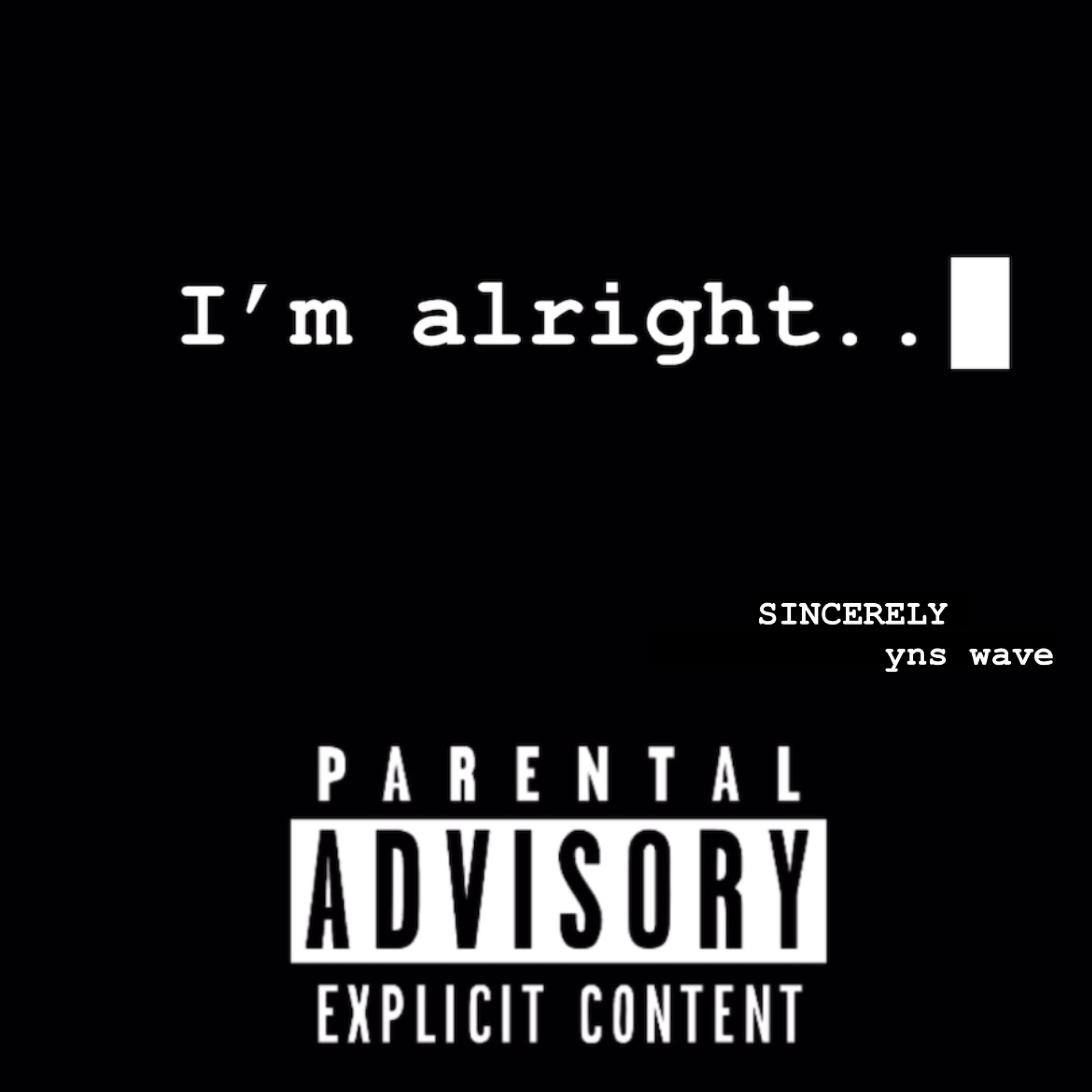 I’m Alright artwork