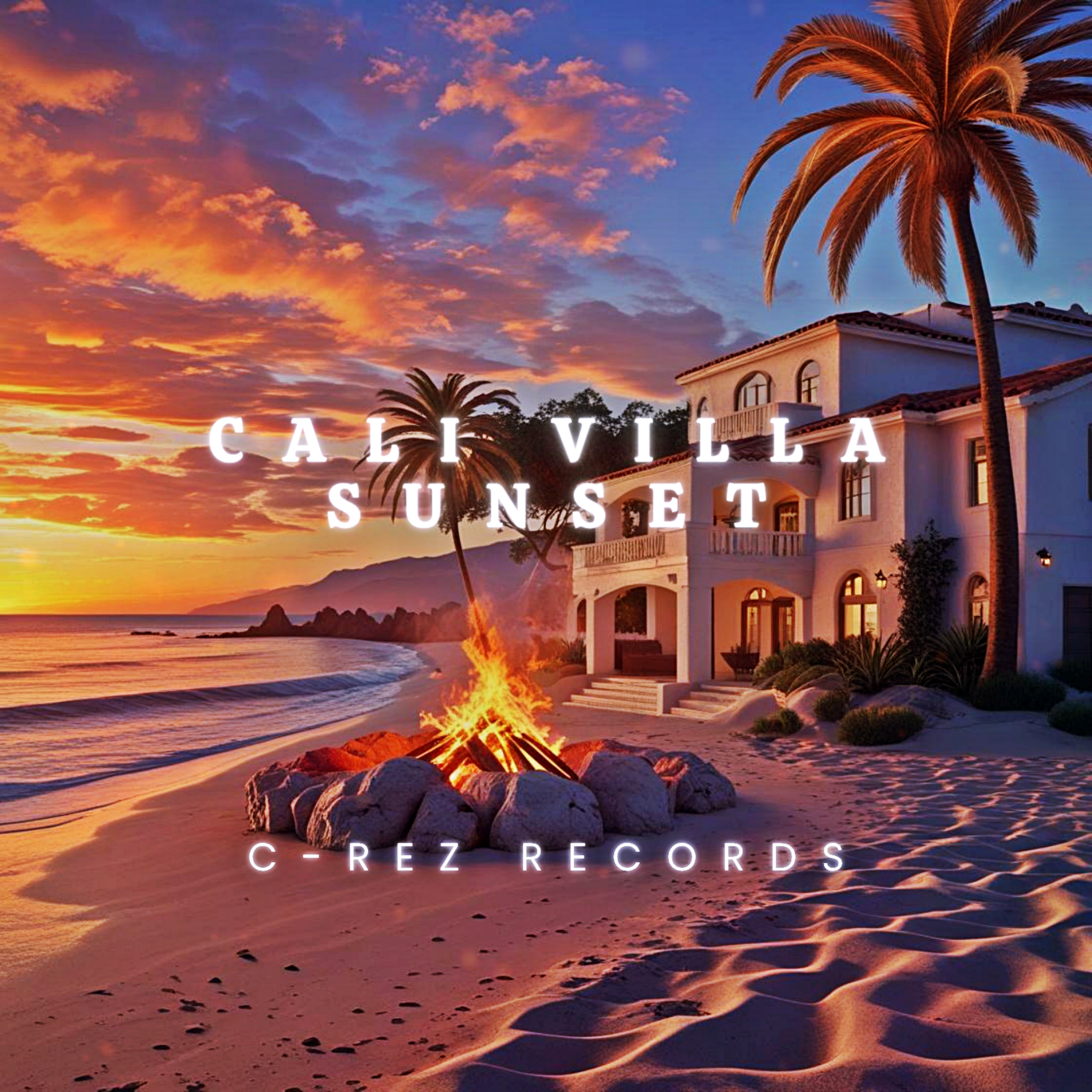 Cali Villa Sunset artwork