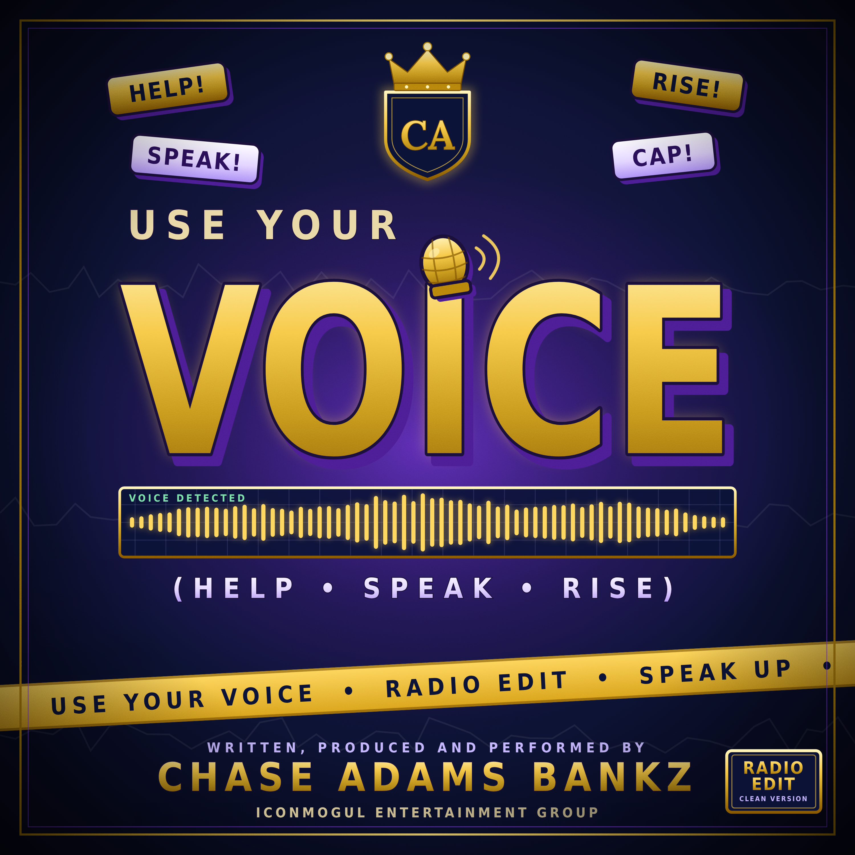 Use Your Voice by Chase Adams Bankz cover art