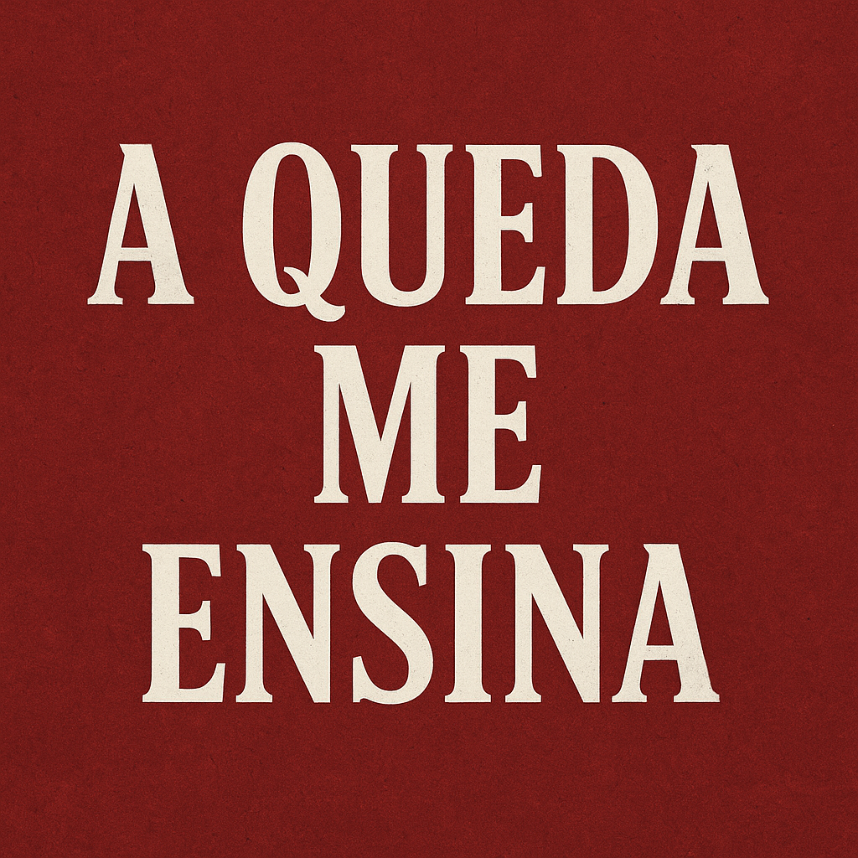 A queda me ensina artwork