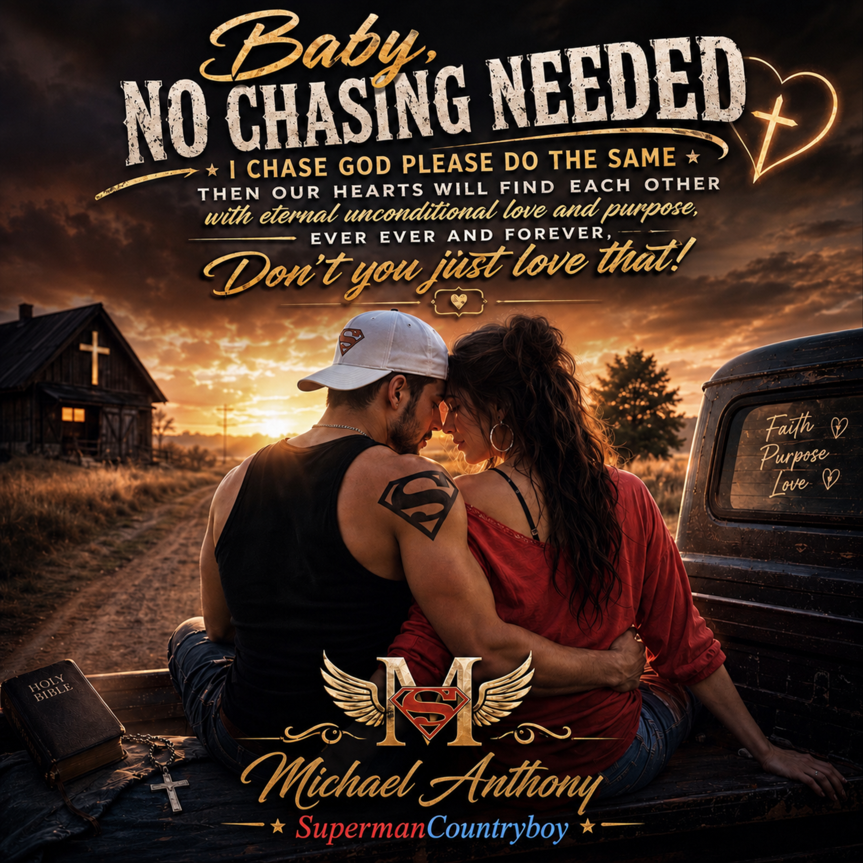 Baby, No Chasing Needed by Michael Anthony SupermanCountryboy cover art