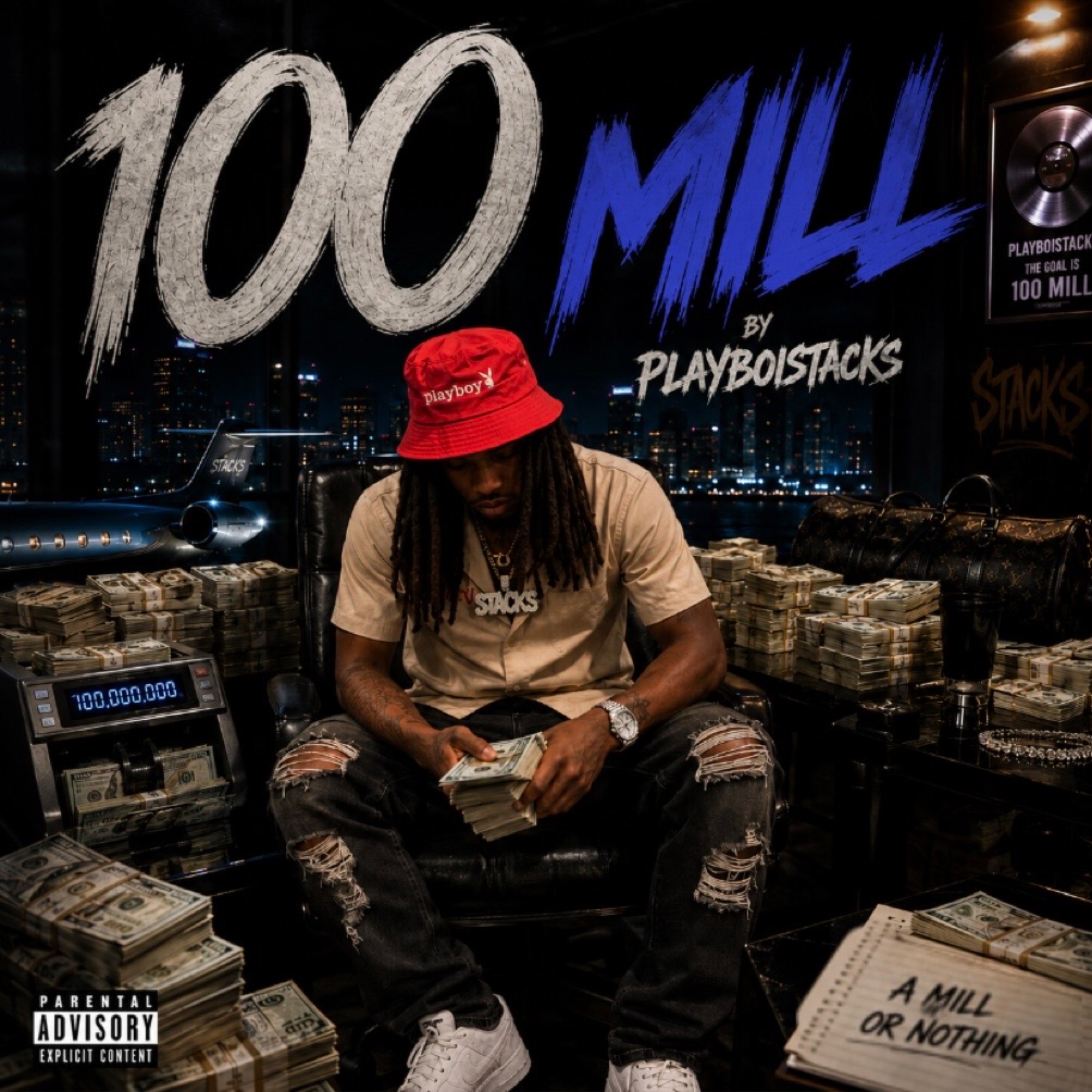 100 Mill by Playboistacks cover art