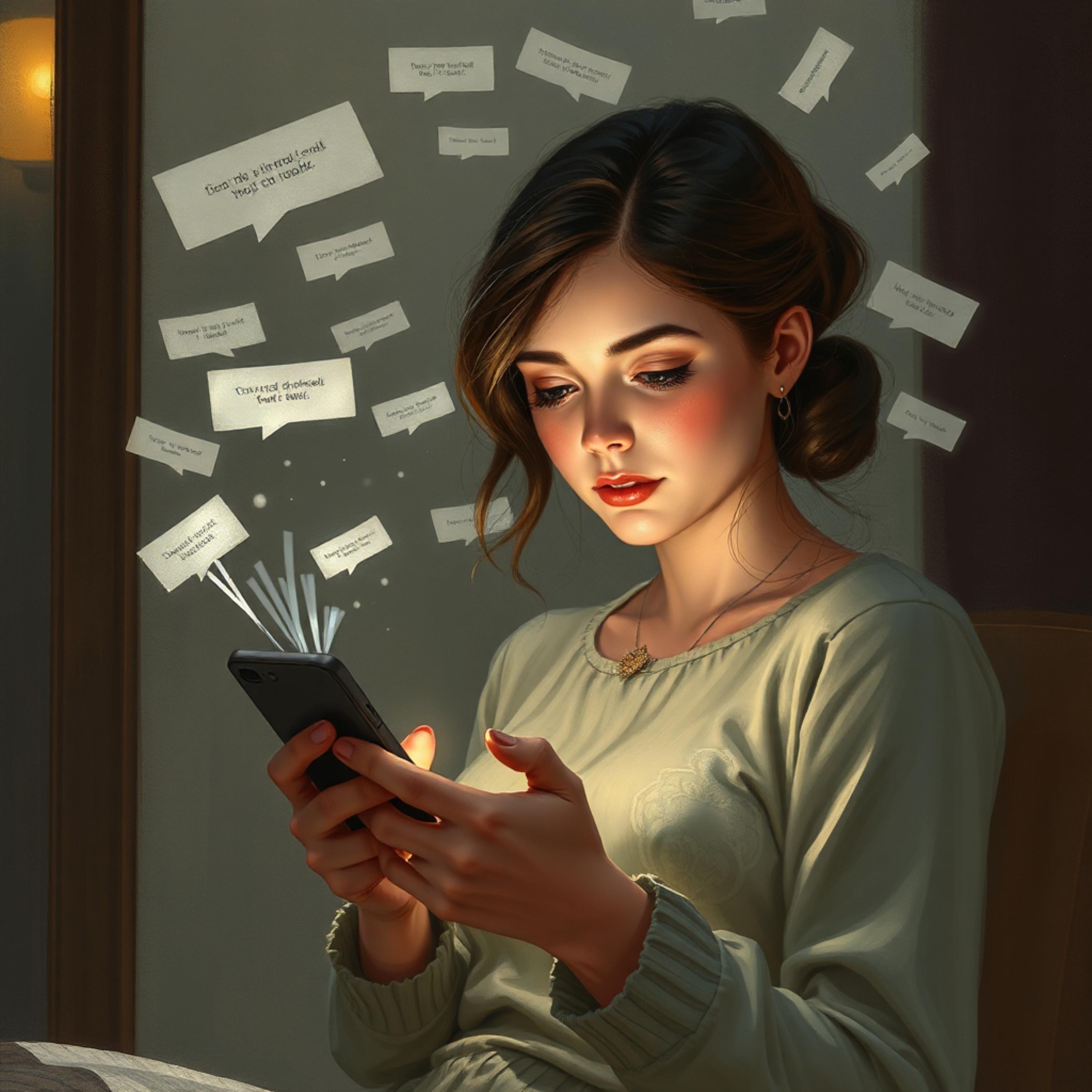 Scrolling Through TikTok artwork