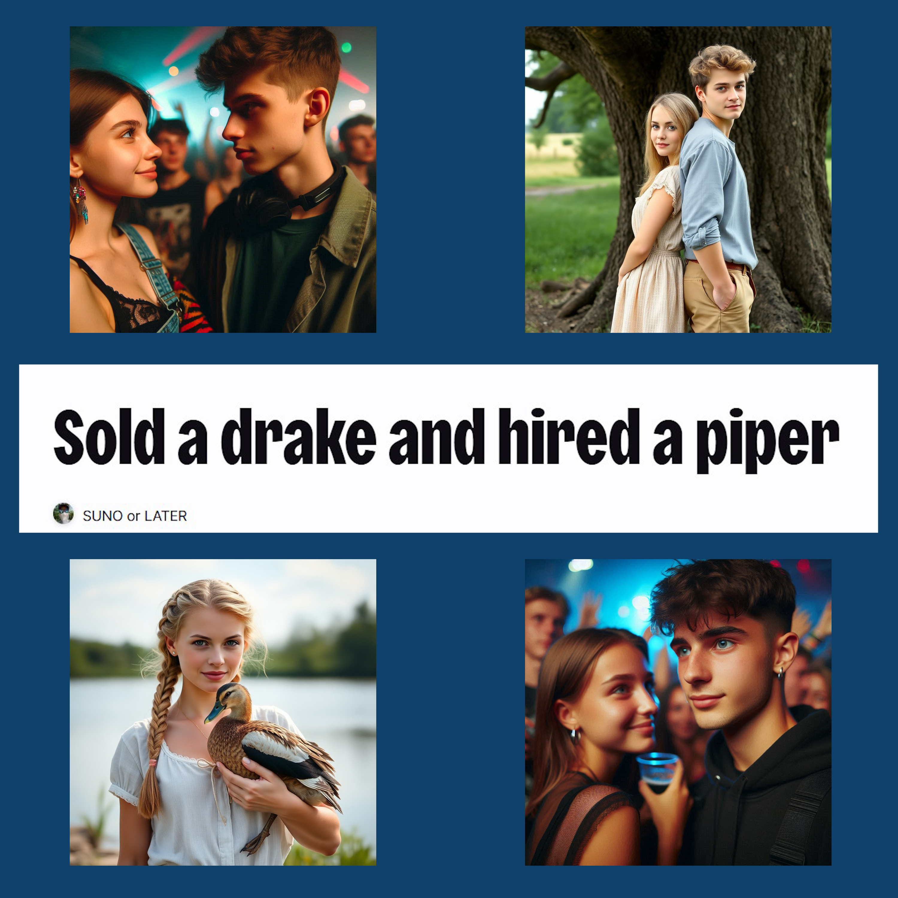 Sold a drake За 3 копи качура продала artwork