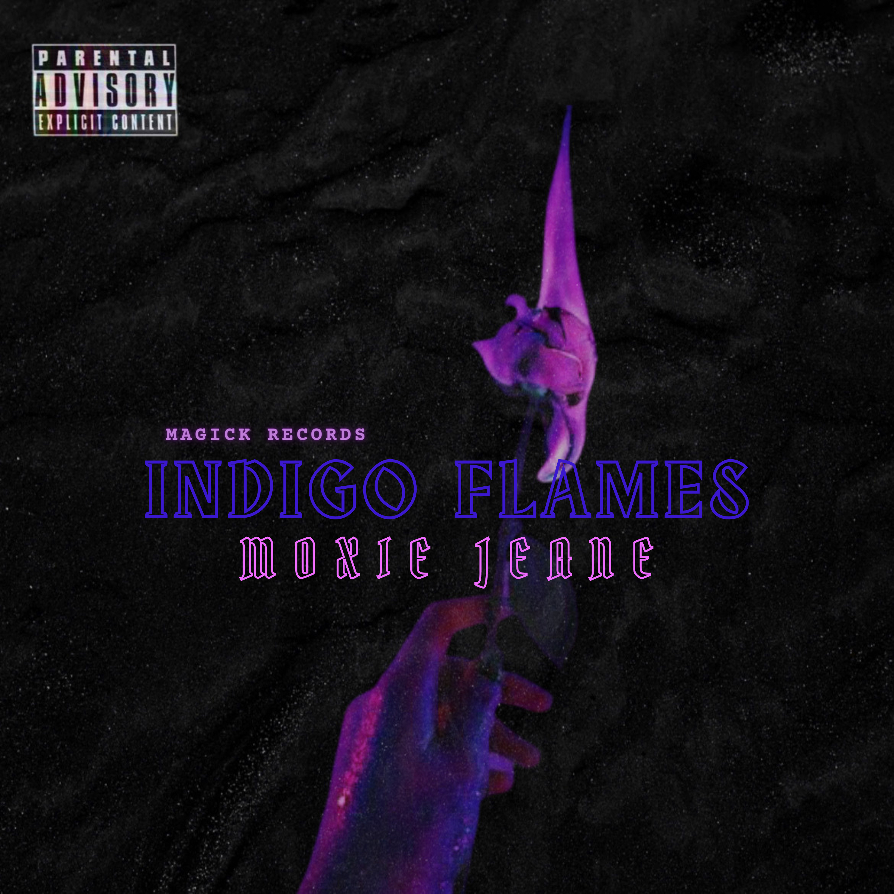 INDIGO FLAMES artwork