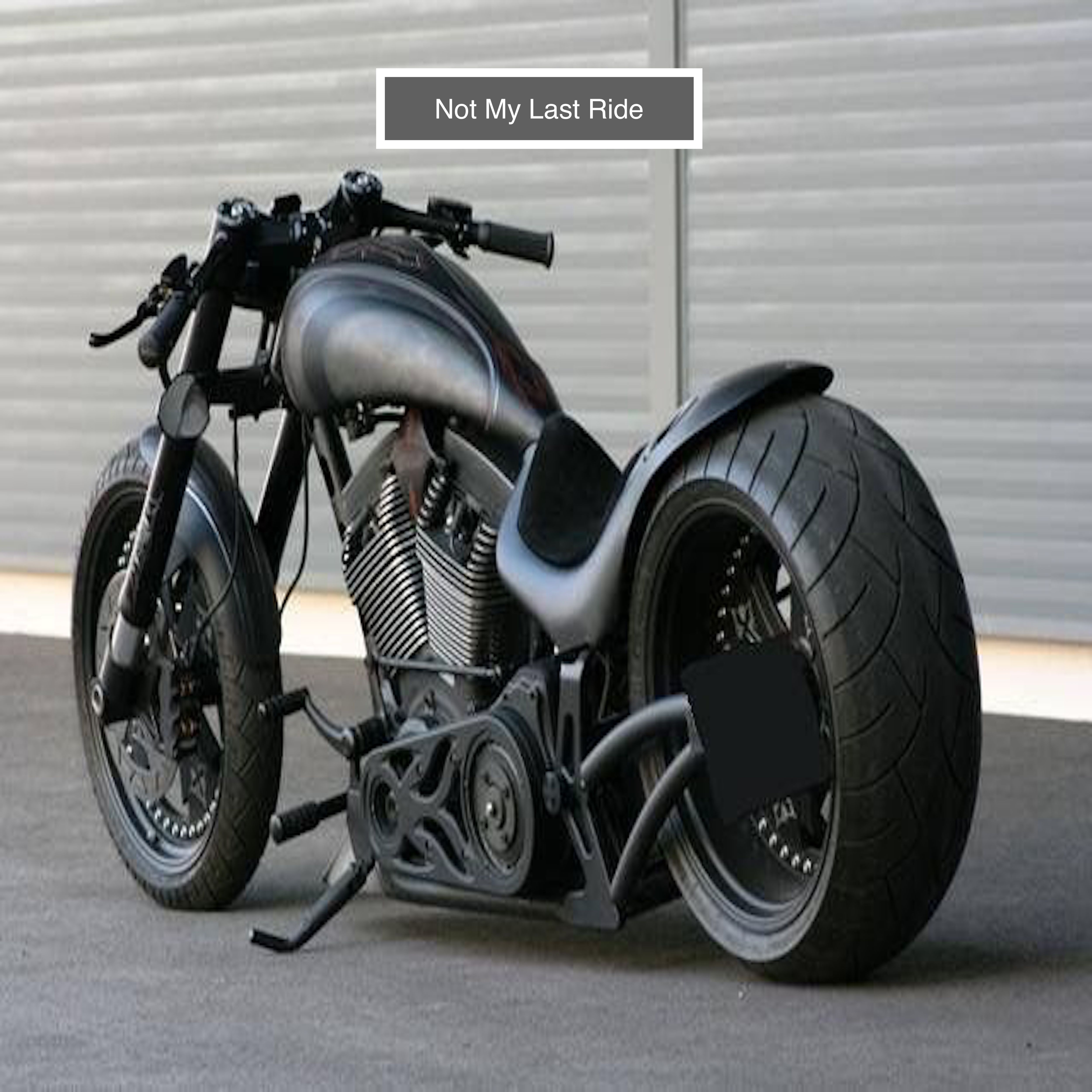 Not my last ride artwork