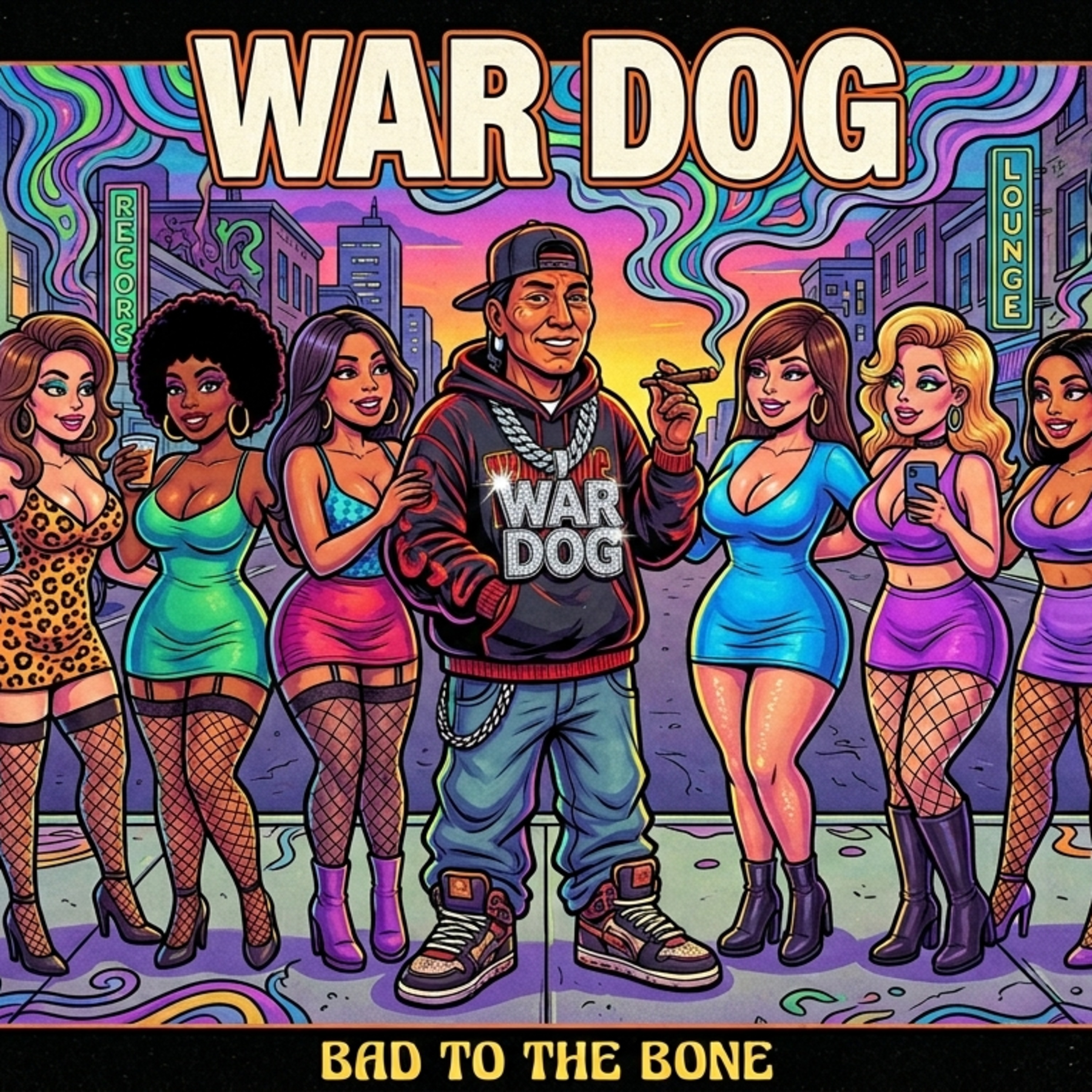 Bad To The Bone by War Dog cover art