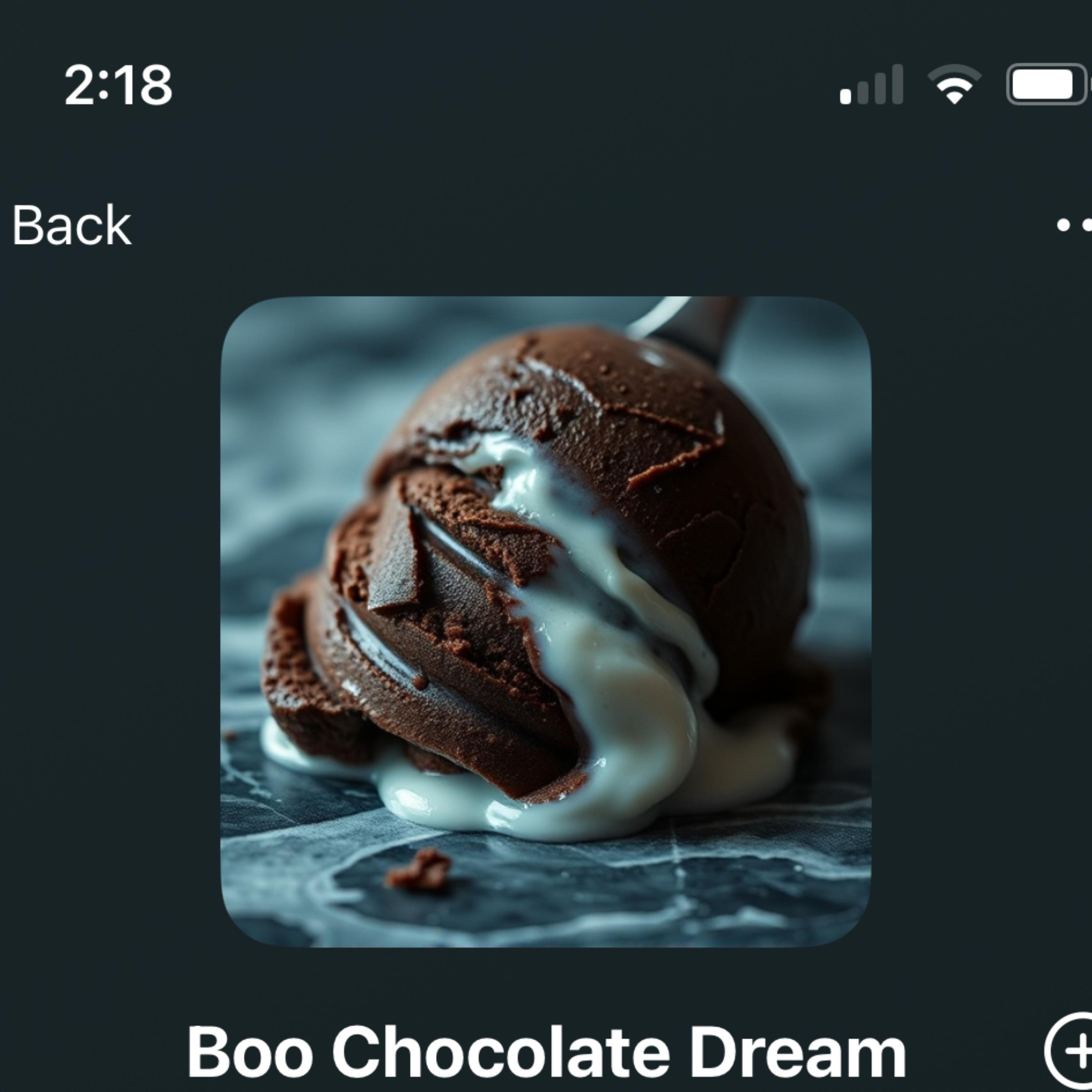 Boo Chocolate Dream artwork