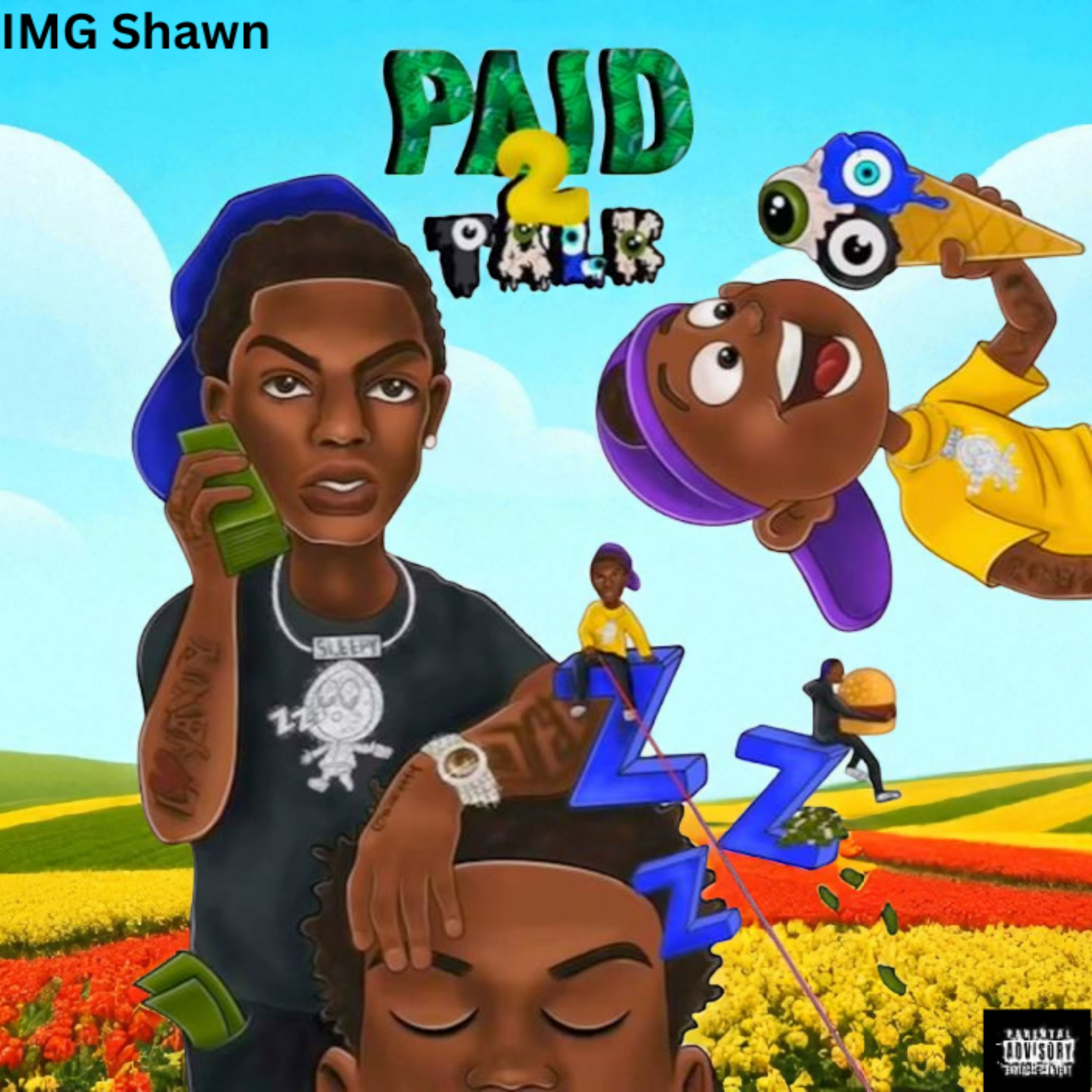PAID 2 TALK artwork