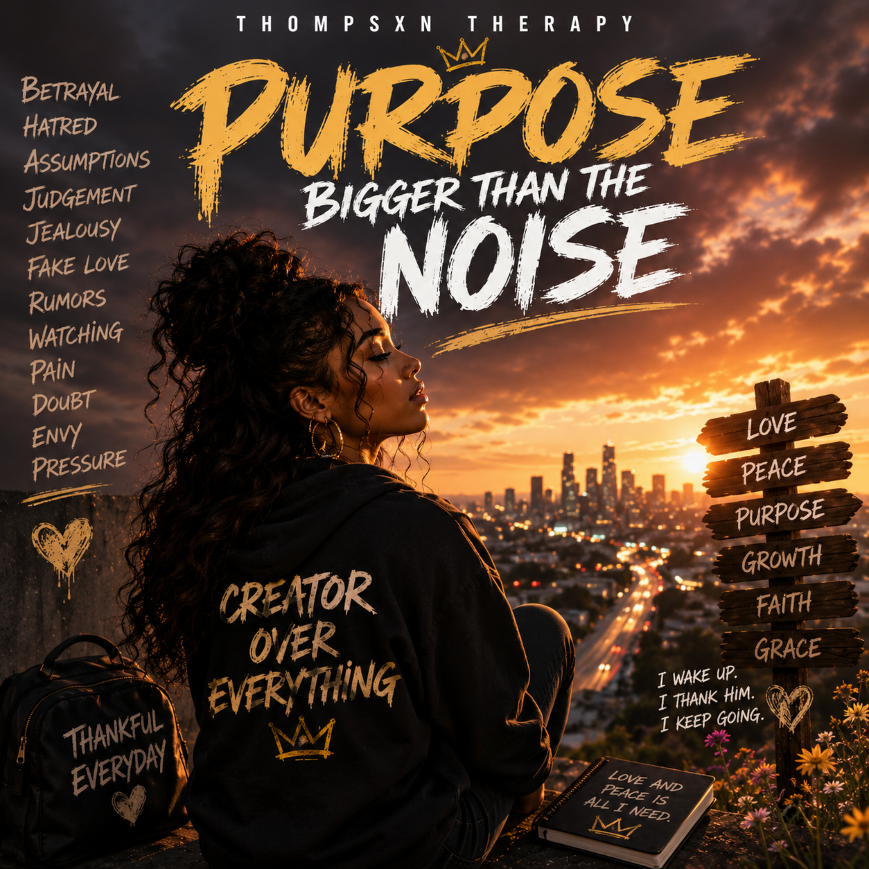 Purpose Bigger Than The Noise by Thompsxn Therapy cover art