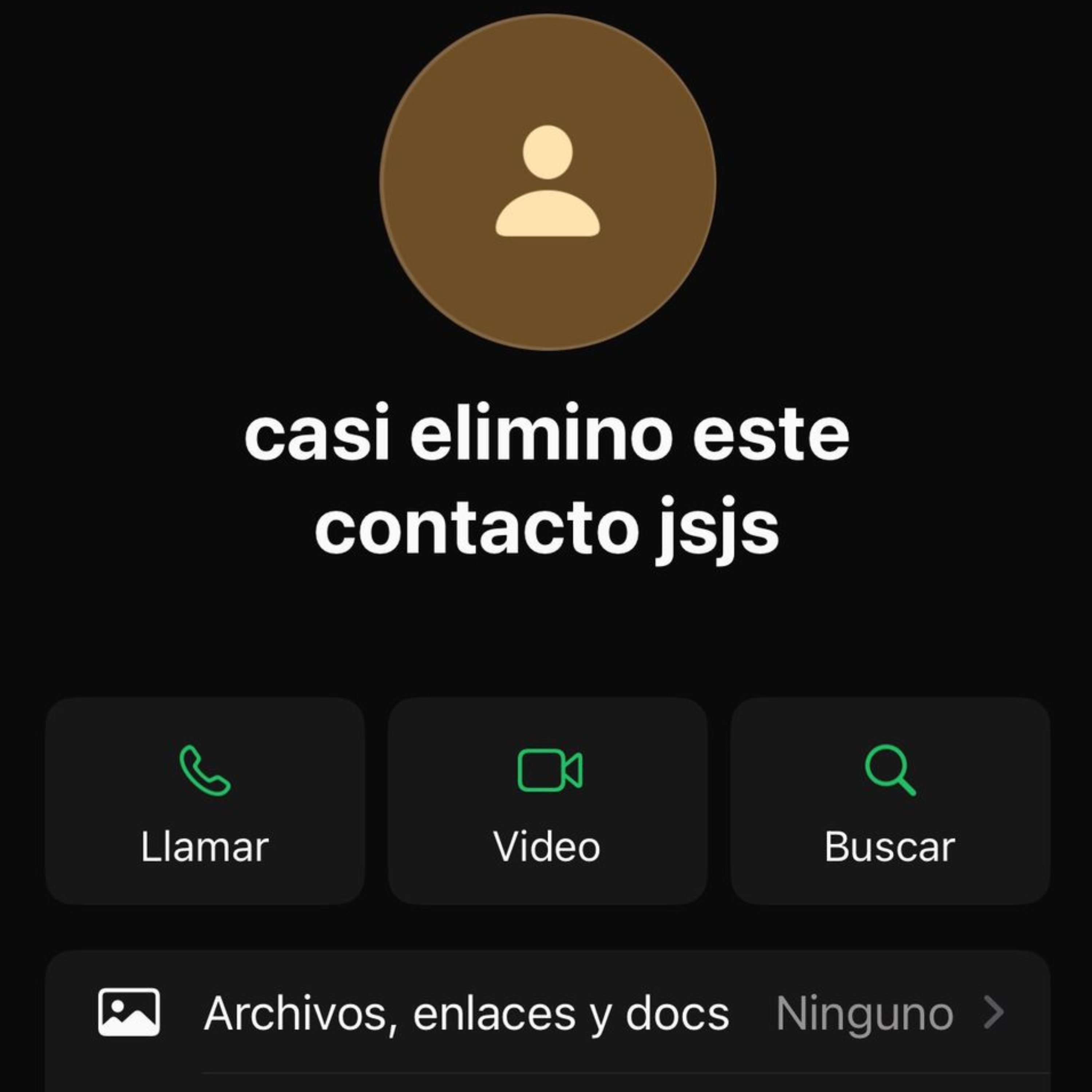 casi elimino este contacto jsjs artwork