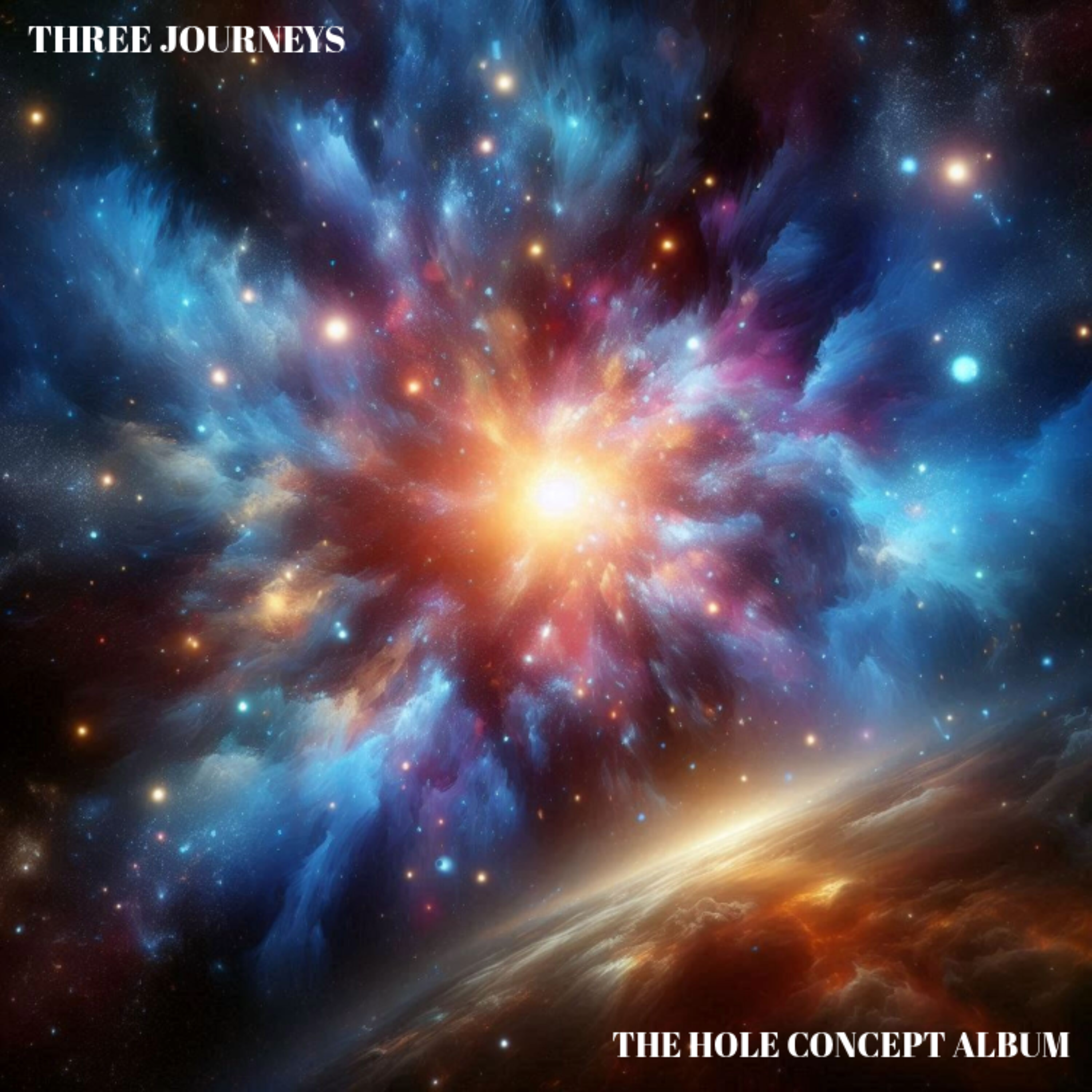 THREE JOURNEYS - THE HOLE CONCEPT ALBUM artwork