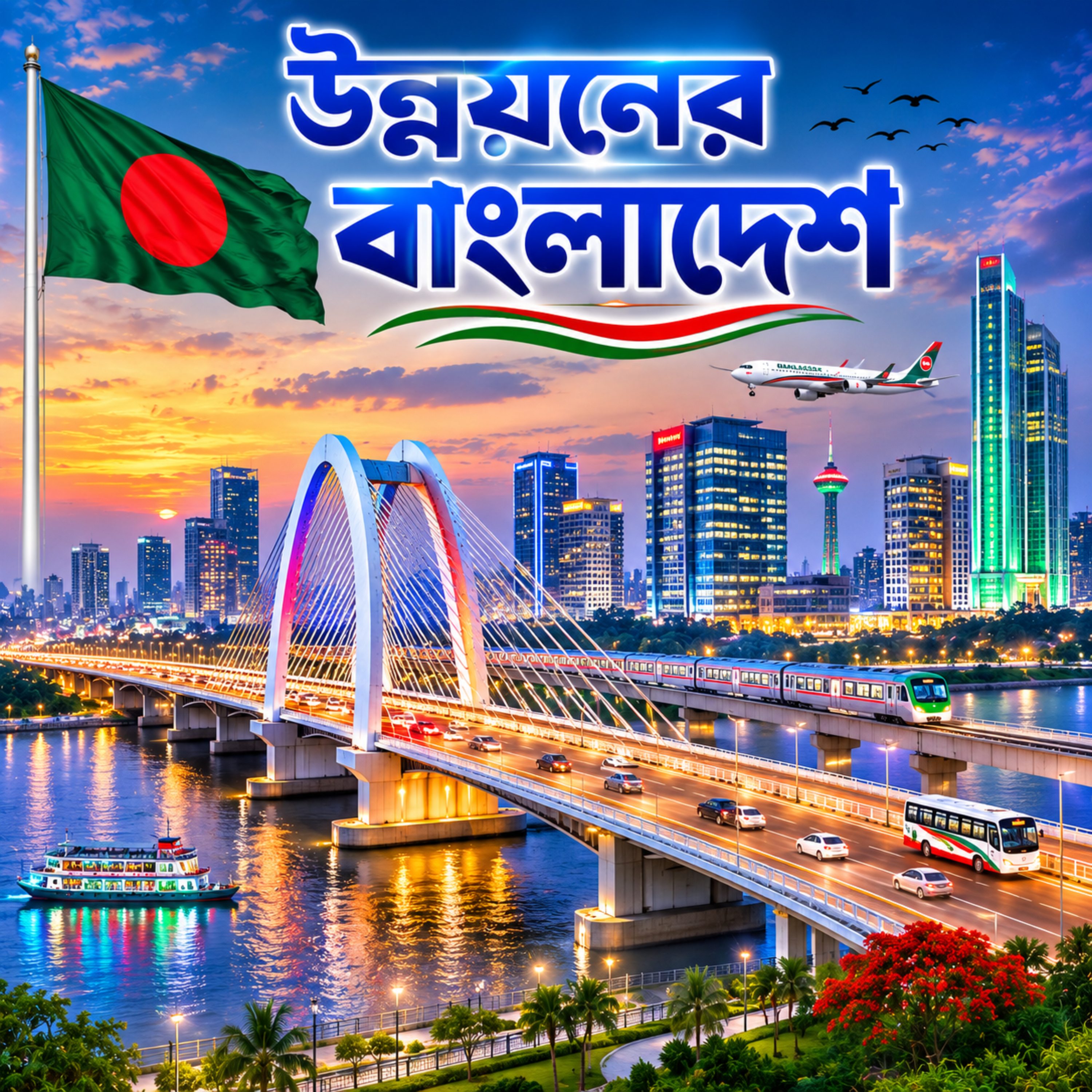 উন্নয়নের বাংলাদেশ (Unnayoner Bangladesh) by Rabiul Karim cover art