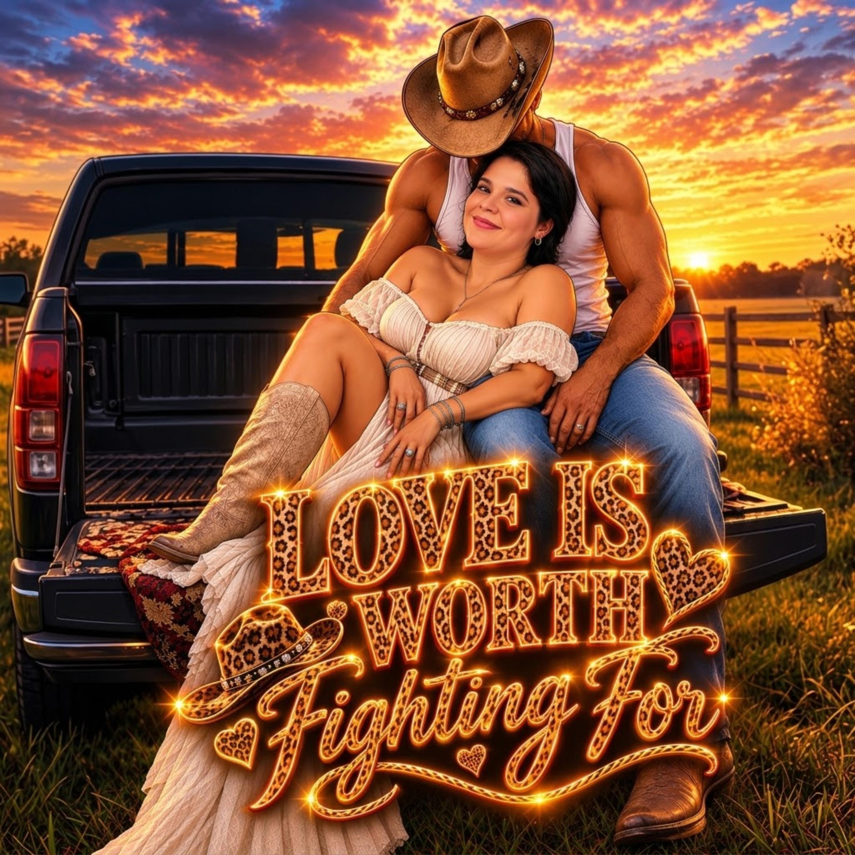 LOVE IS WORTHFighting For by glow flower cover art