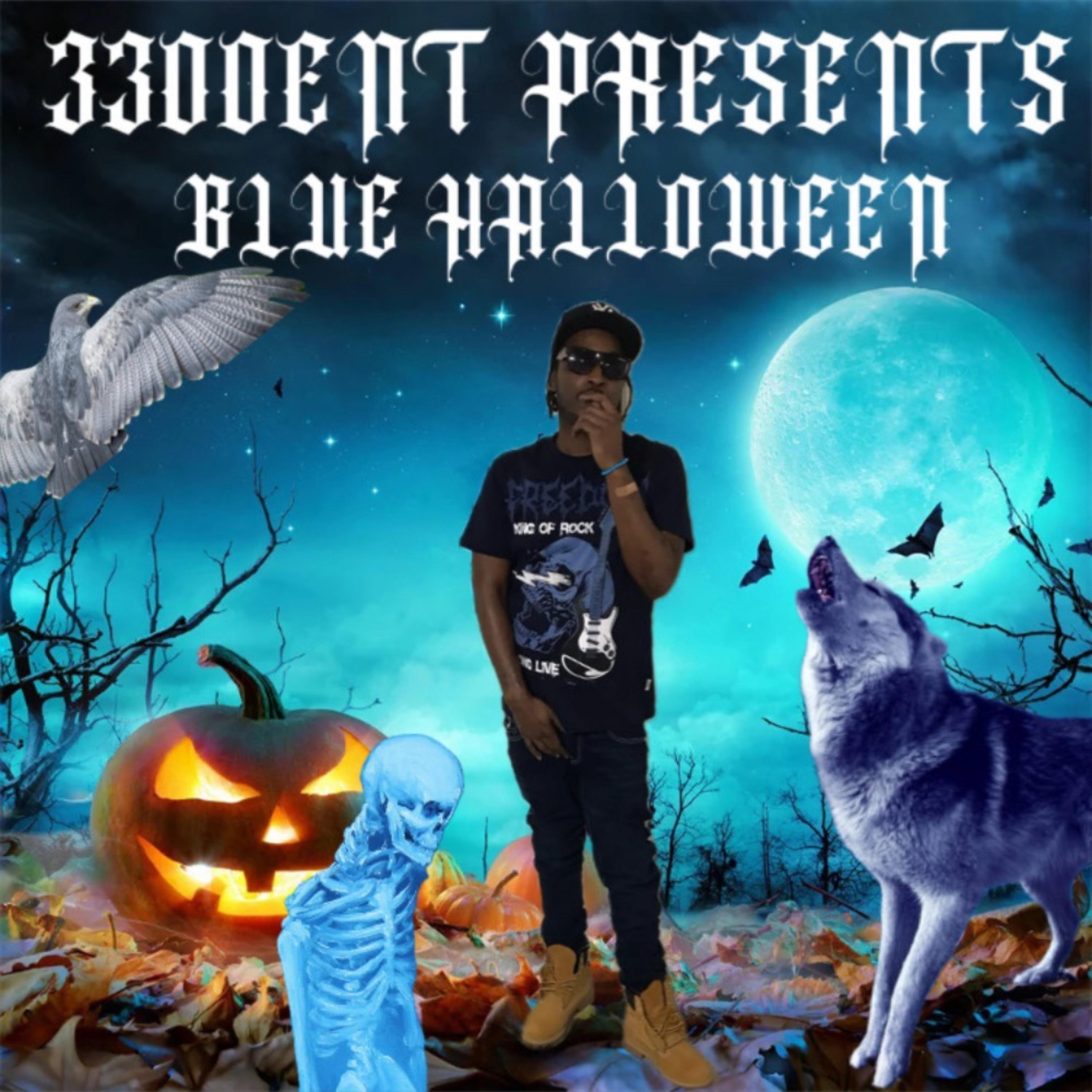 BLUE HALLOWEEN artwork