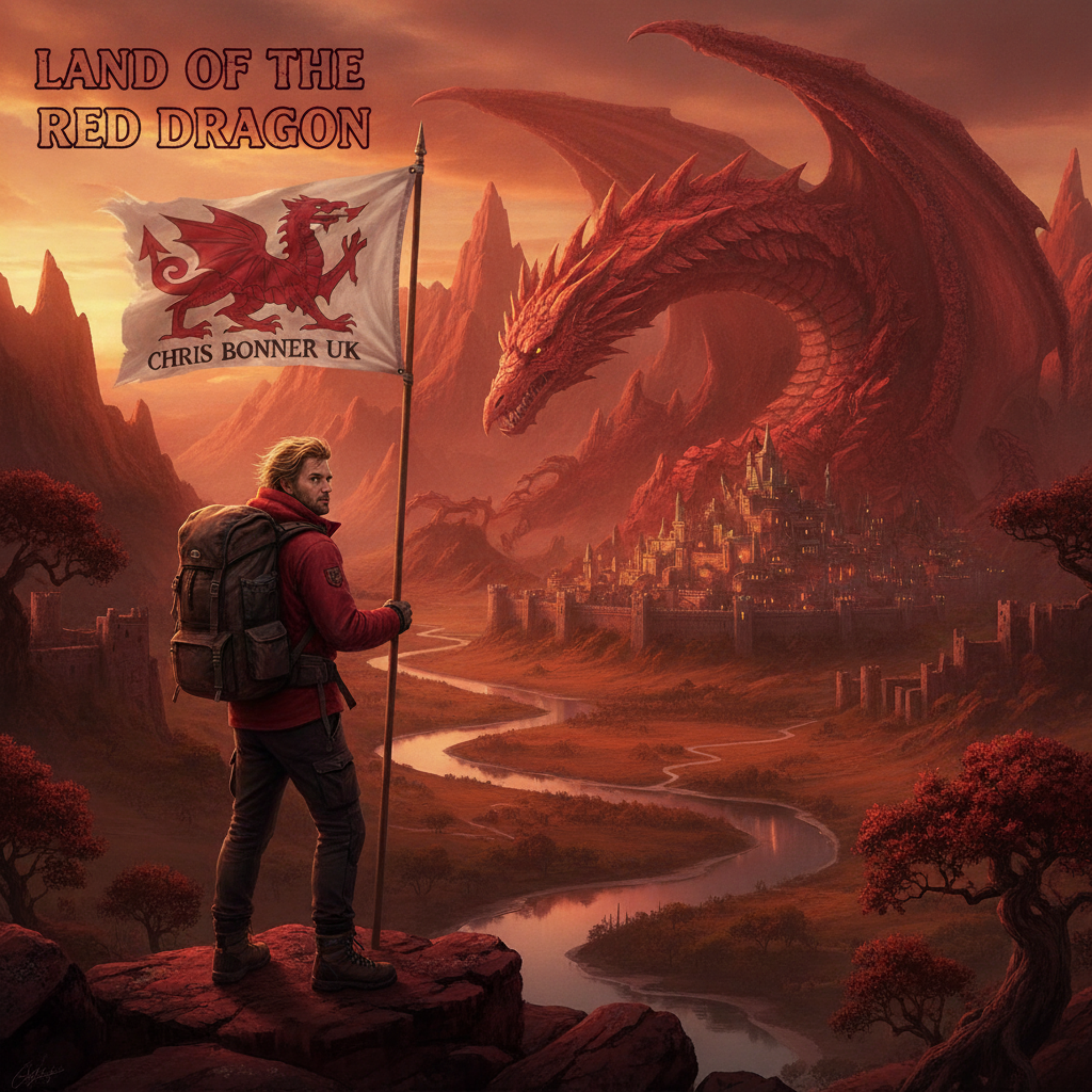 Land of the Red Dragon by Chris Bonner UK cover art