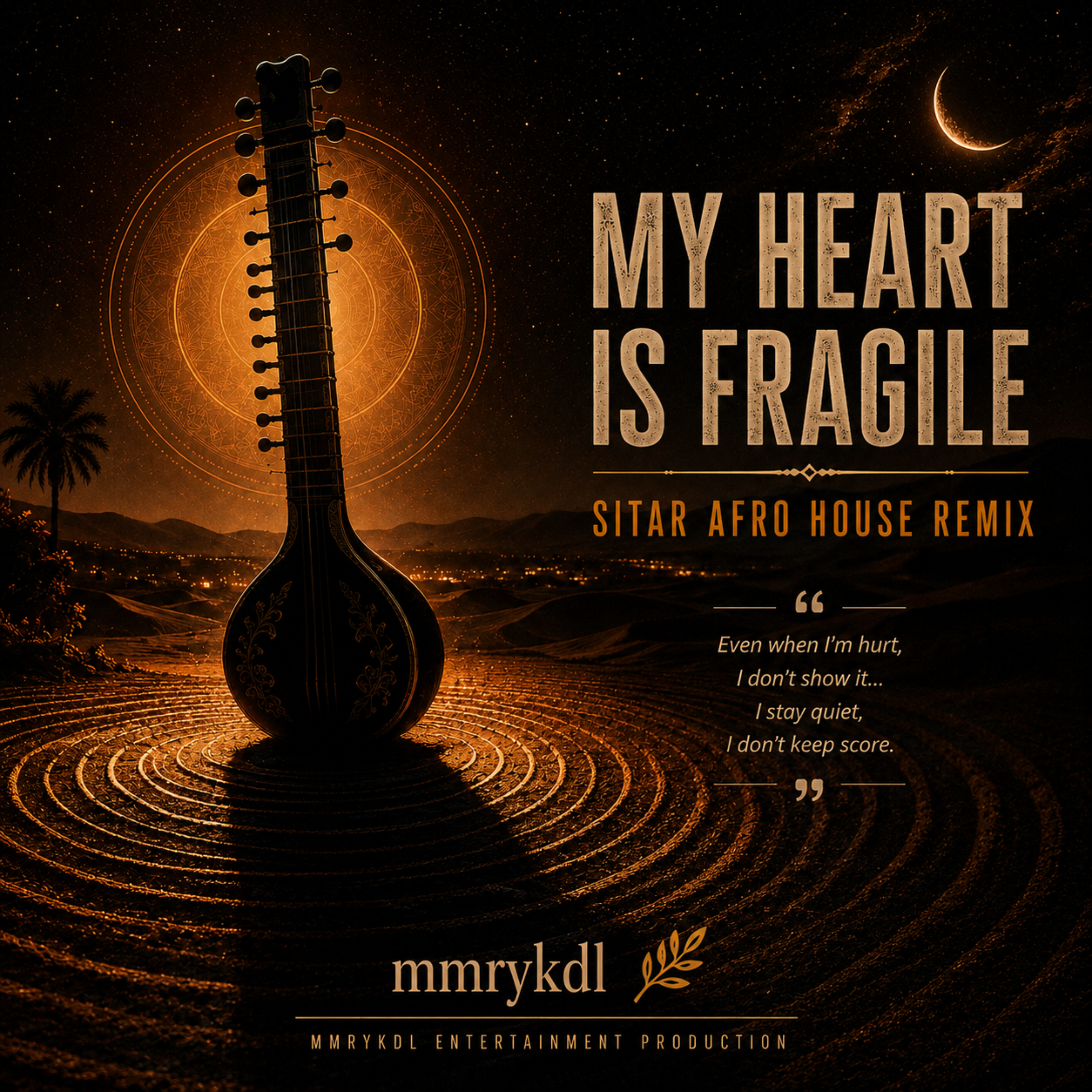 MY HEART IS FRAGILE (Sitar Afro House Remix) by MMRYKDL cover art