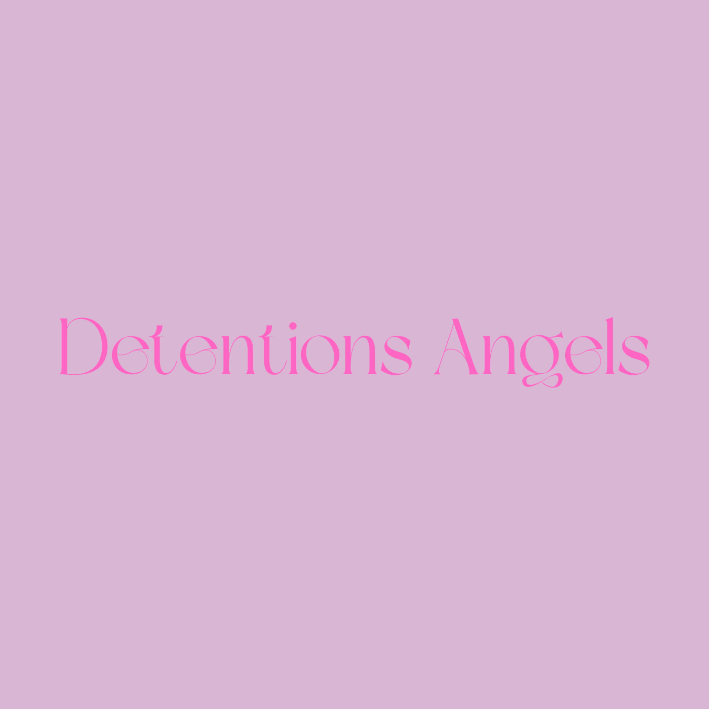 Detentions Angels artwork