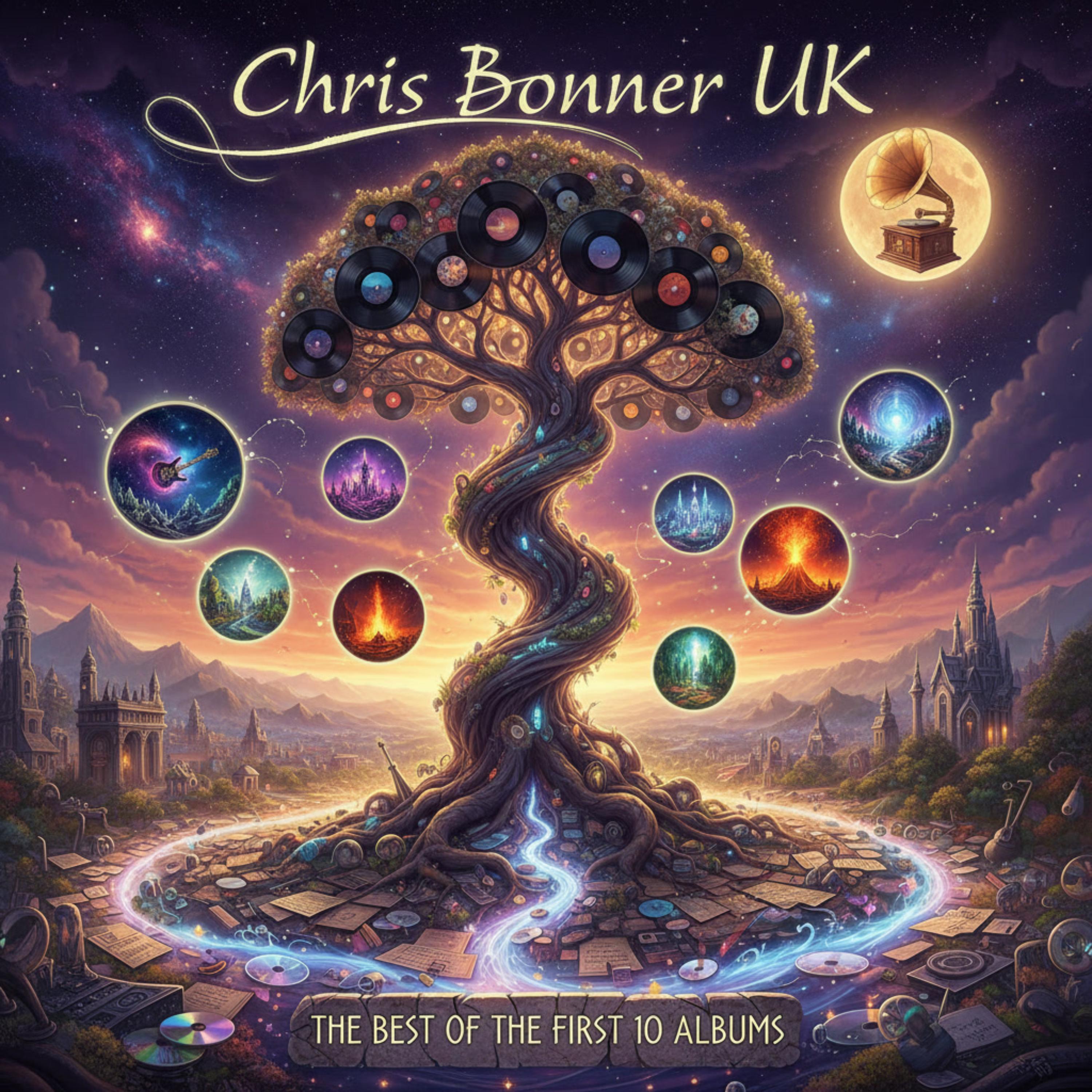 The Best Of The First 10 Albums by Chris Bonner UK cover art