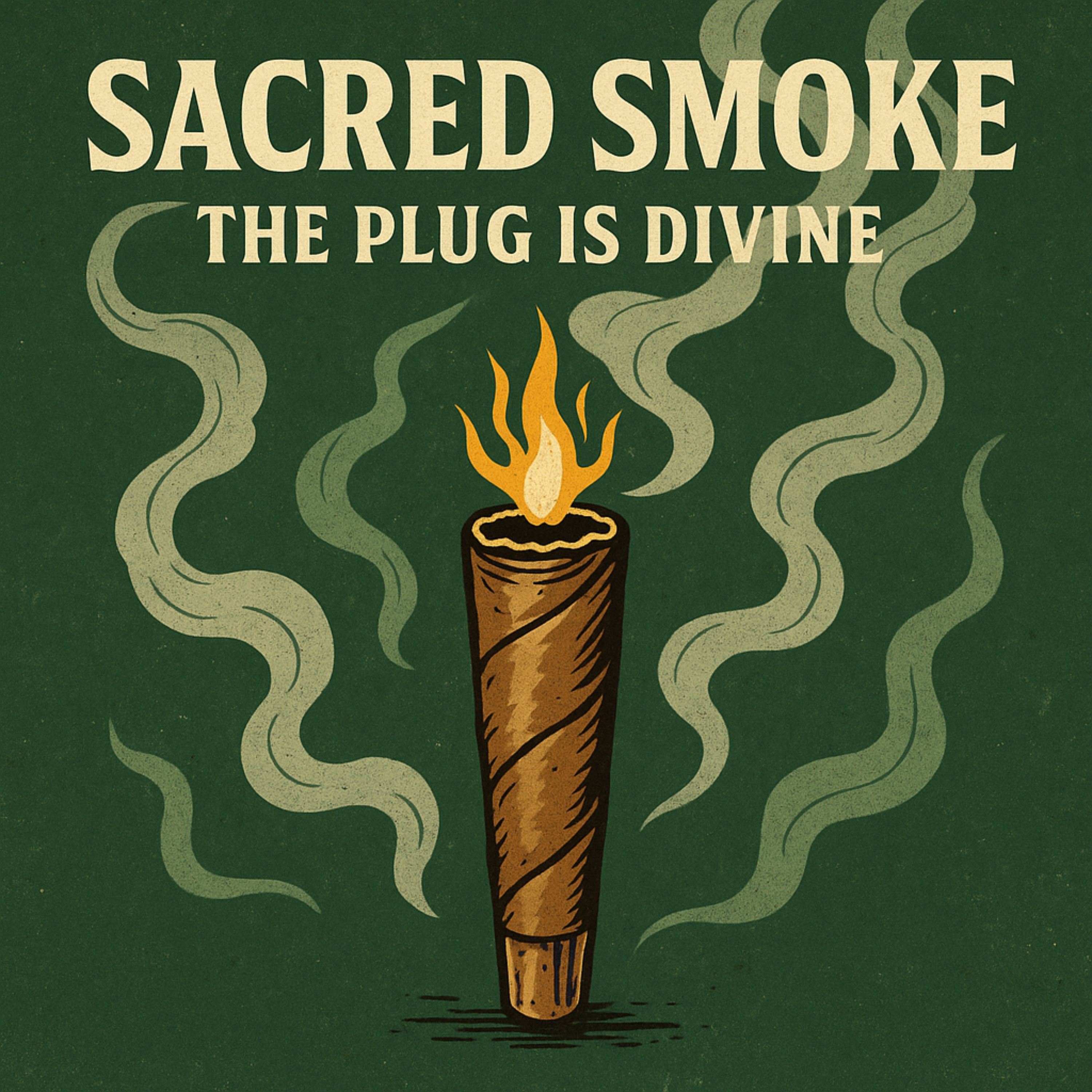 Sacred Smoke: The Plug is Divine artwork