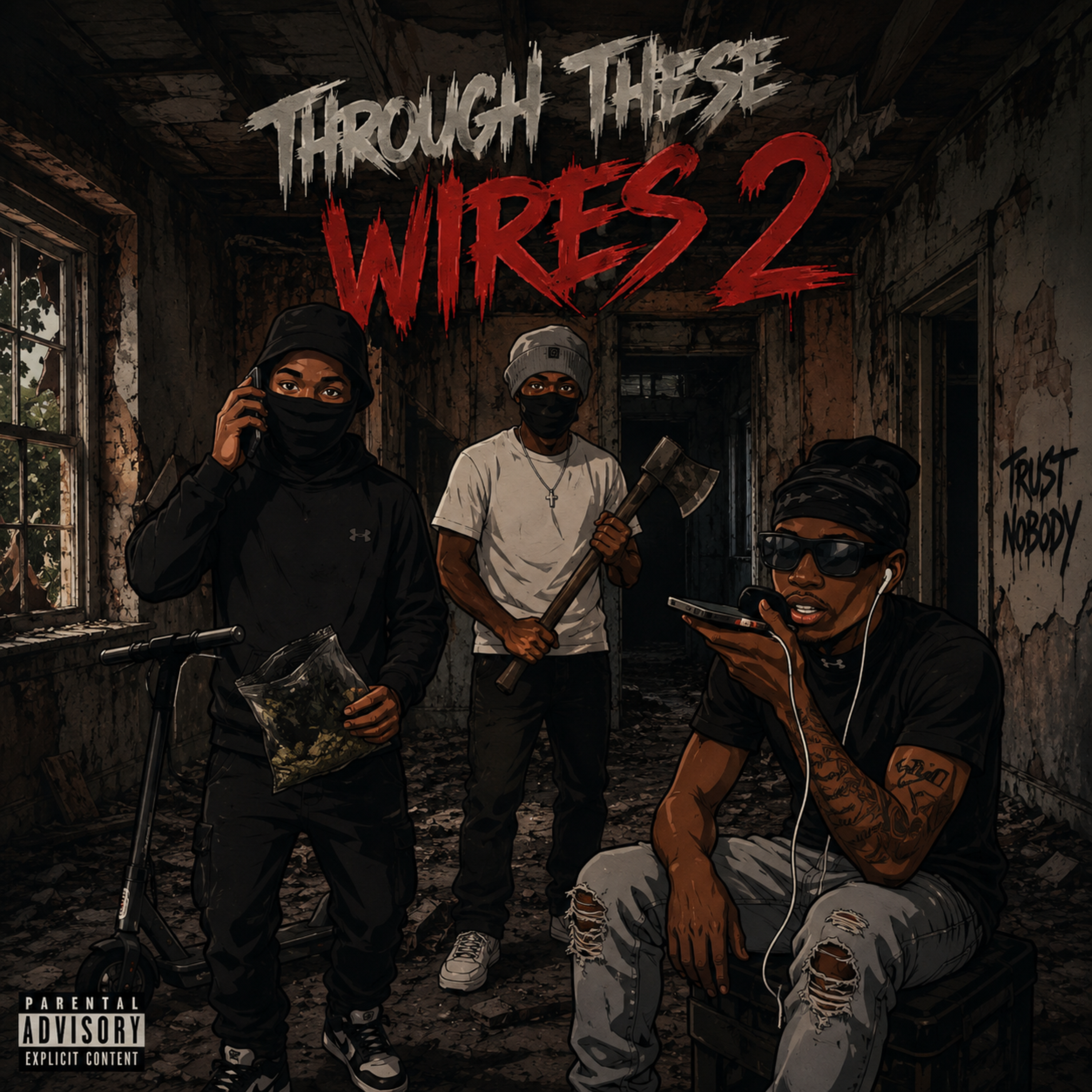 Through These Wires 2 by YM$ cover art