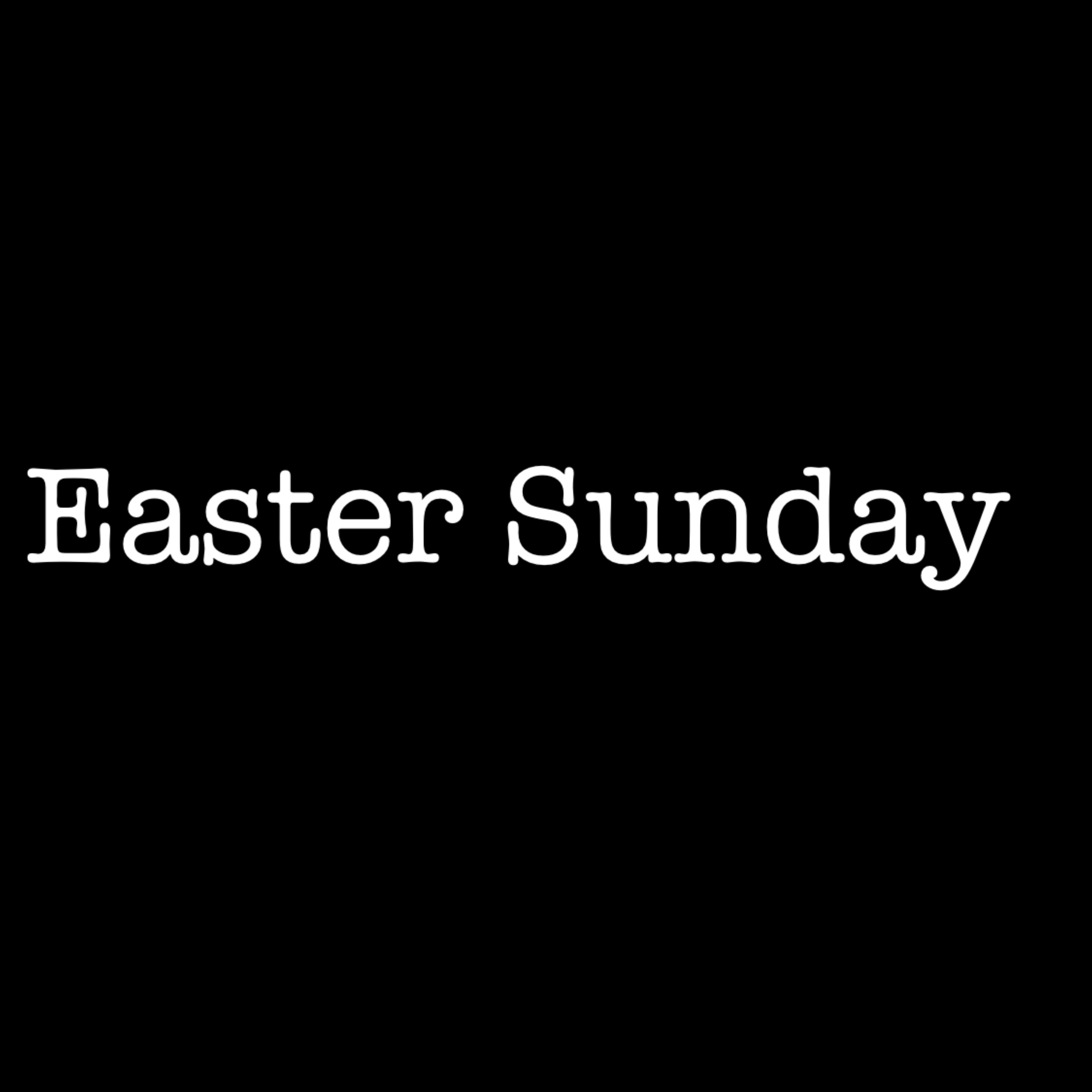 Easter Sunday artwork