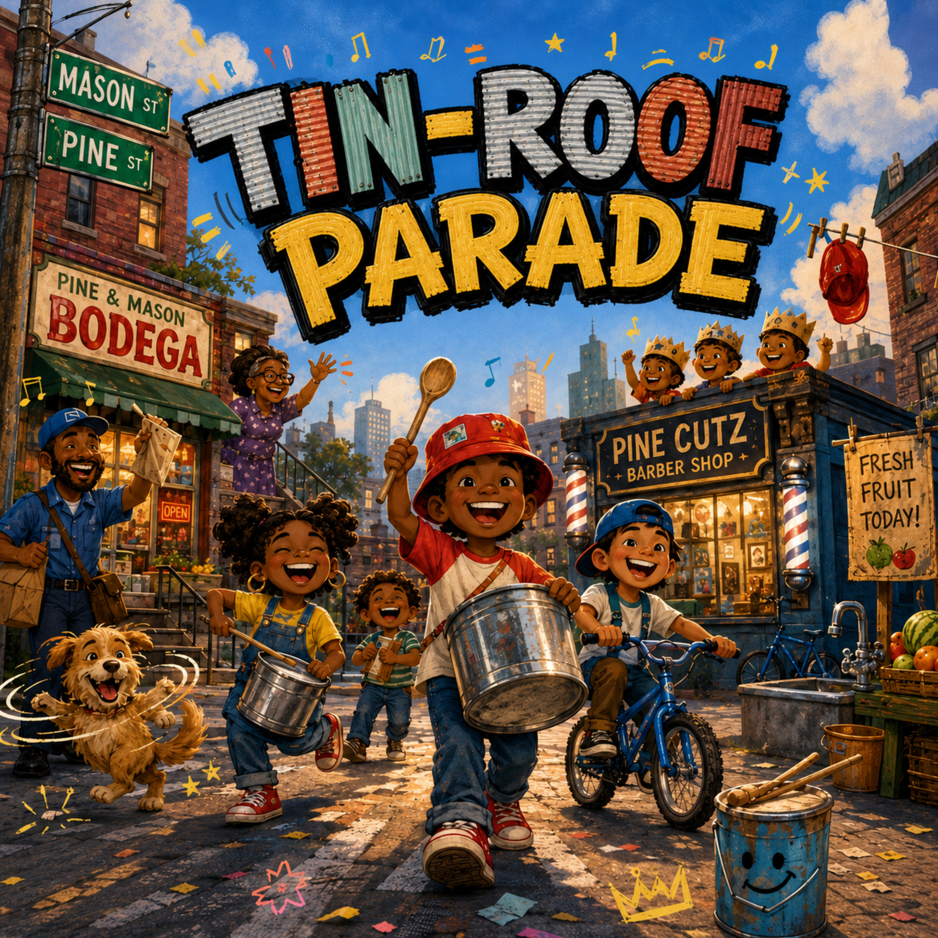 TIN ROOF PARADE artwork