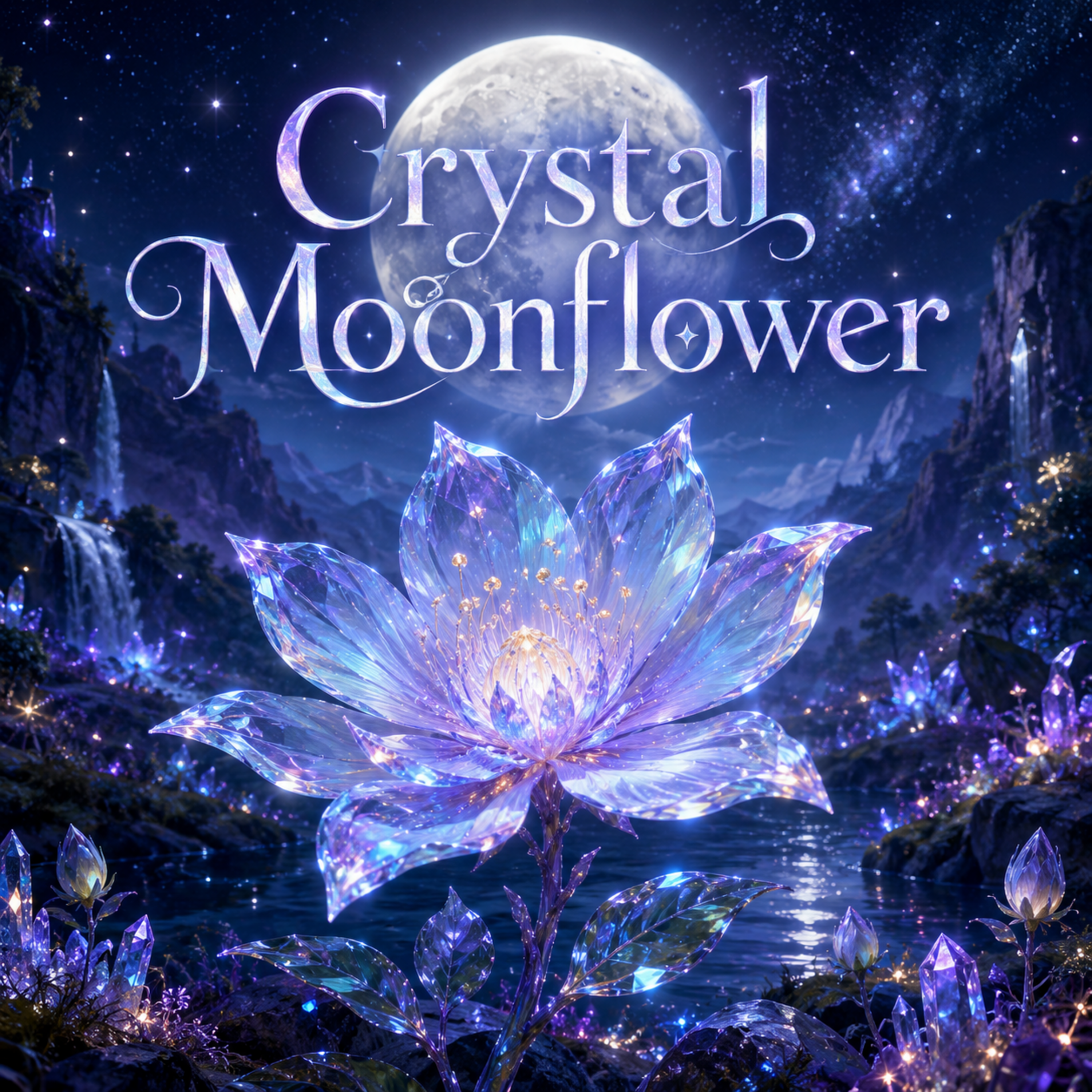 Crystal Moonflower by Roshan Wishwajith cover art