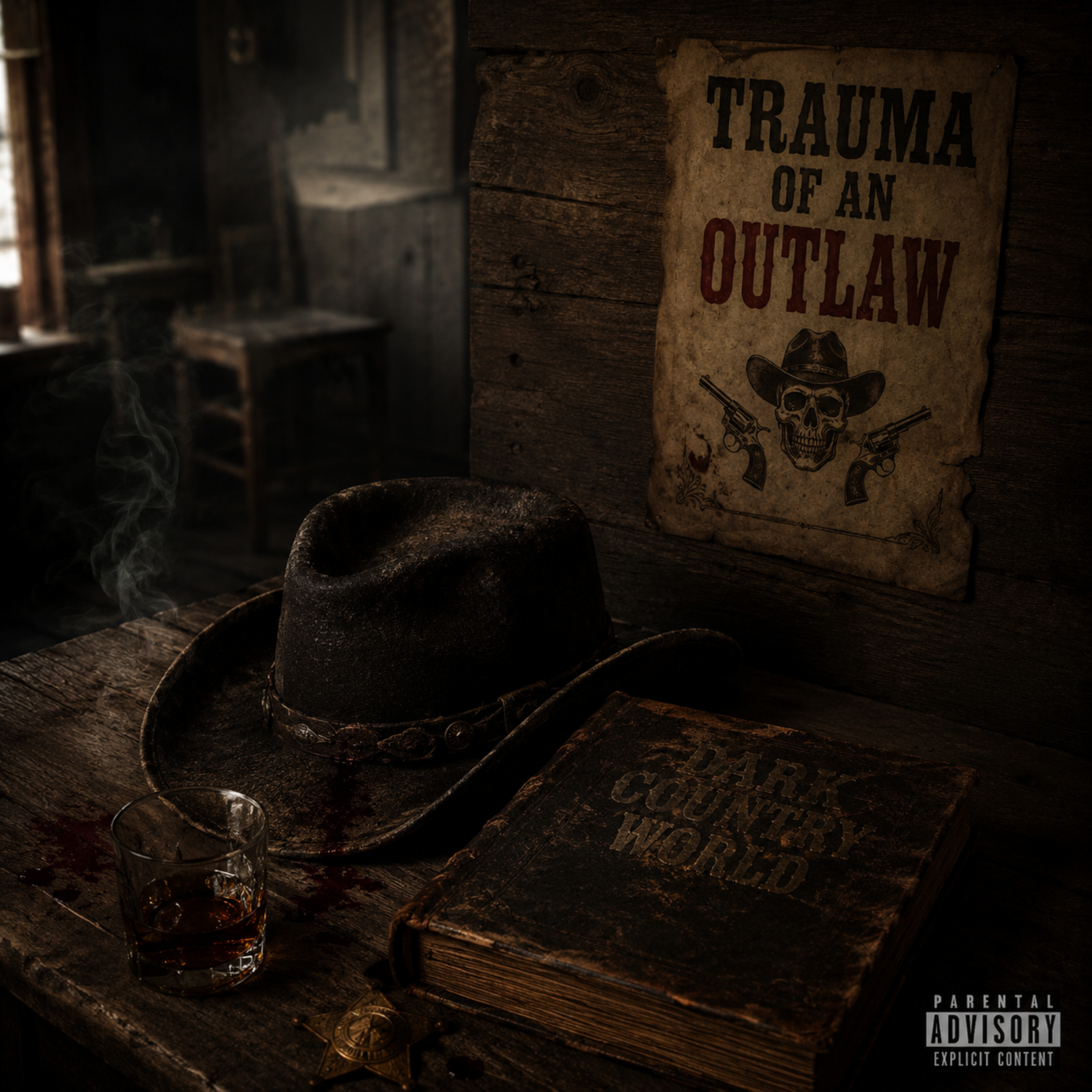 Trauma Of An Outlaw ( Country Rap Music ) by Dark Country World cover art