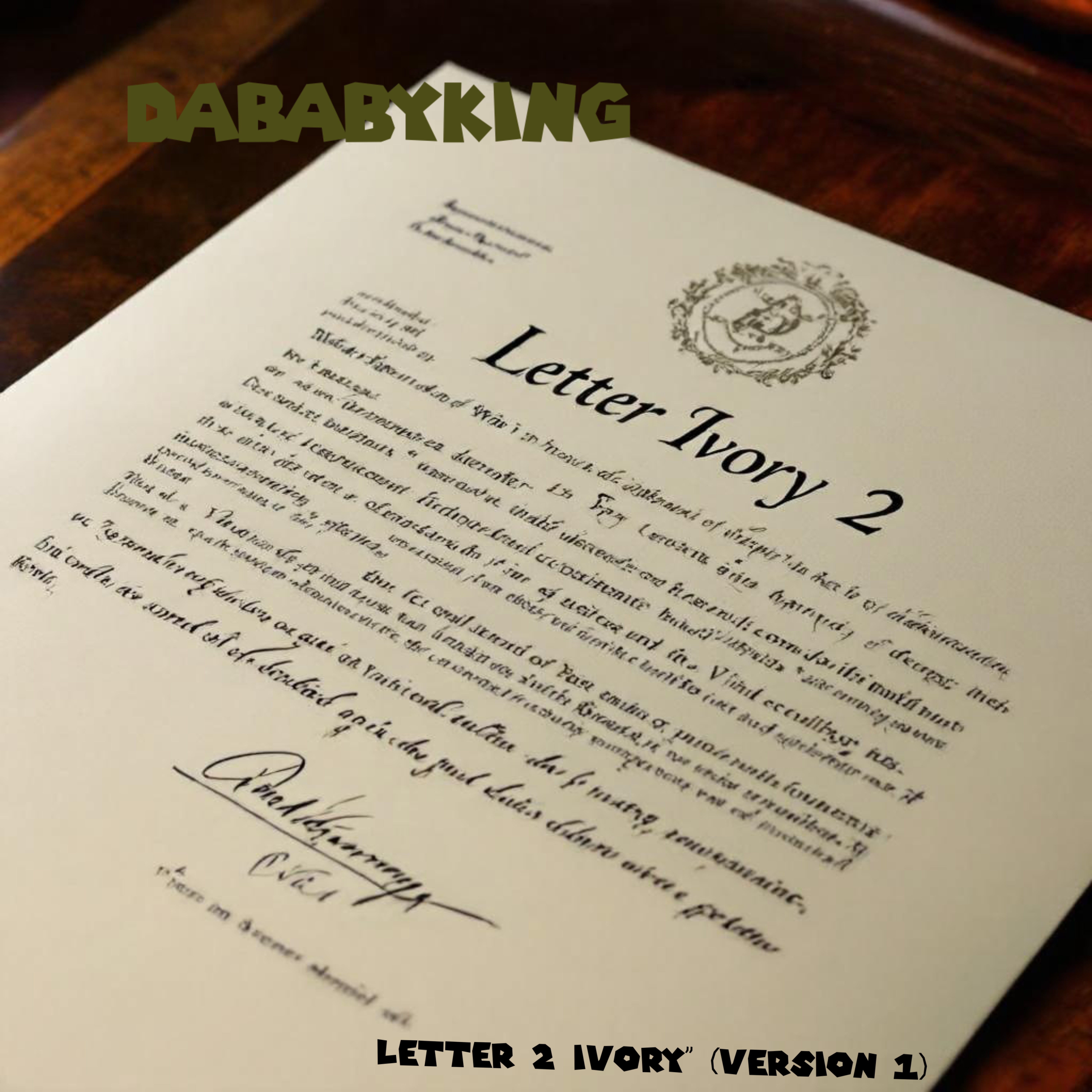 Letter 2 Ivory (version 1) artwork