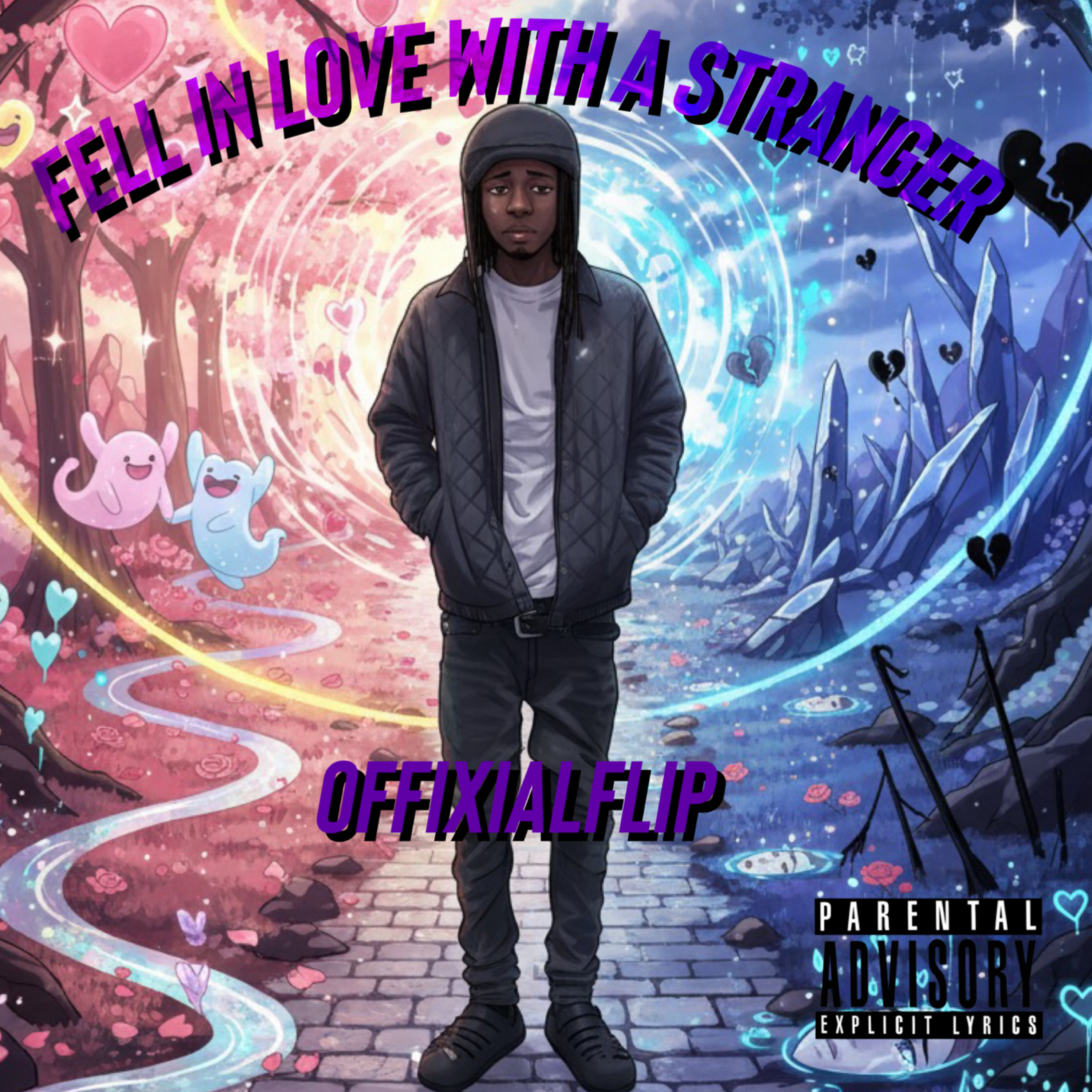 Fell in love with a stranger artwork