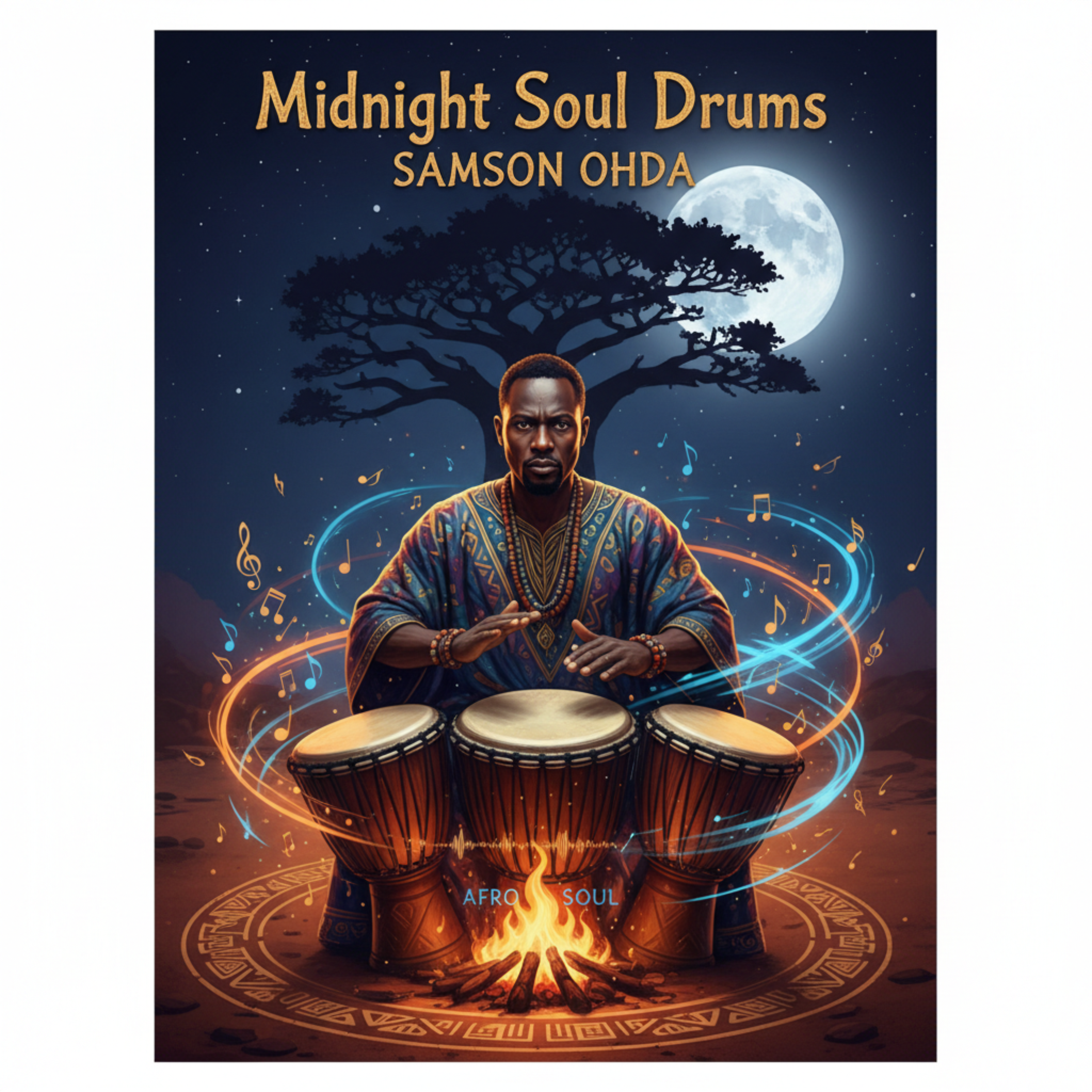 Midnight Soul Drums by Samson Ohda  cover art