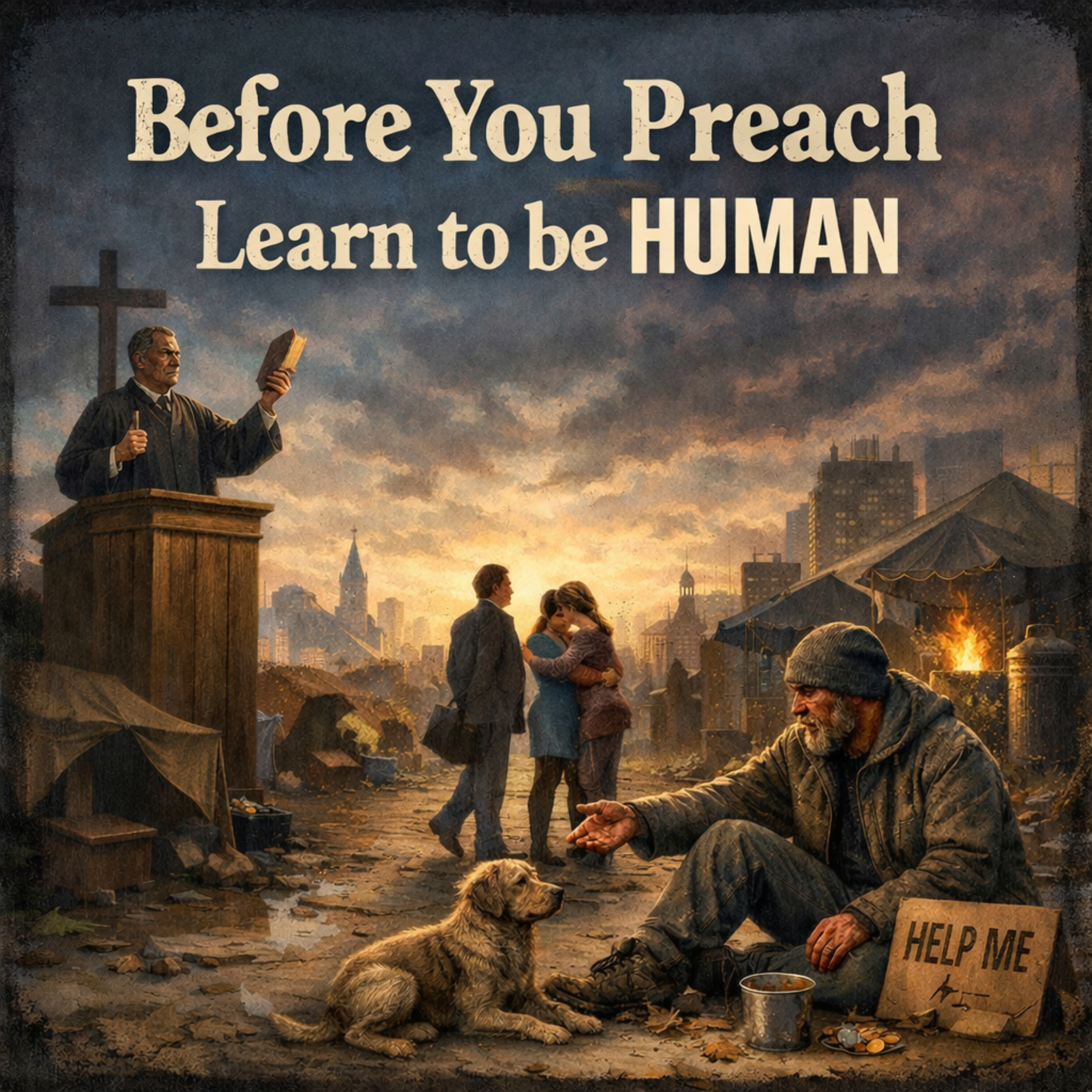 Before You Preach, Learn To Be Human artwork