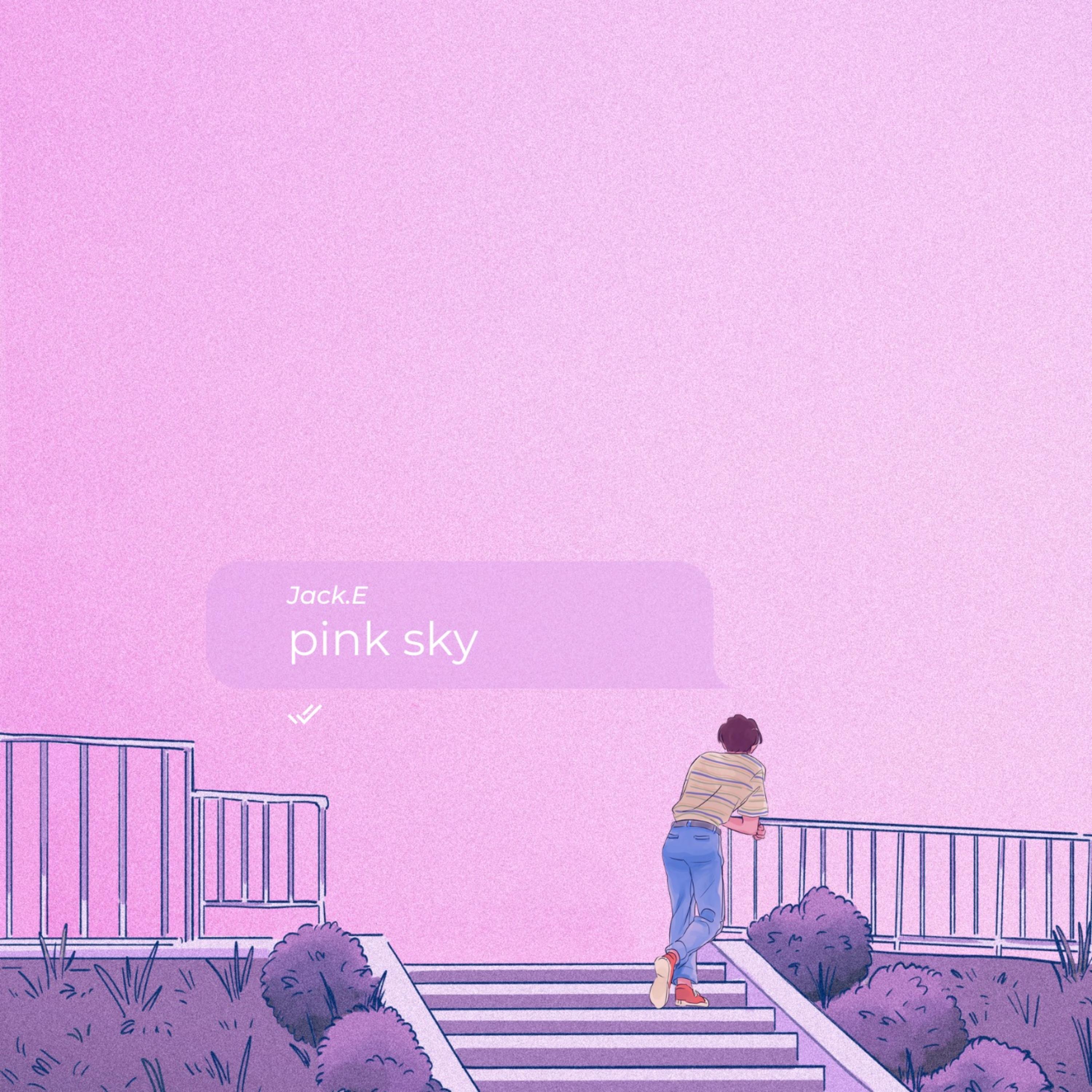 pink sky artwork