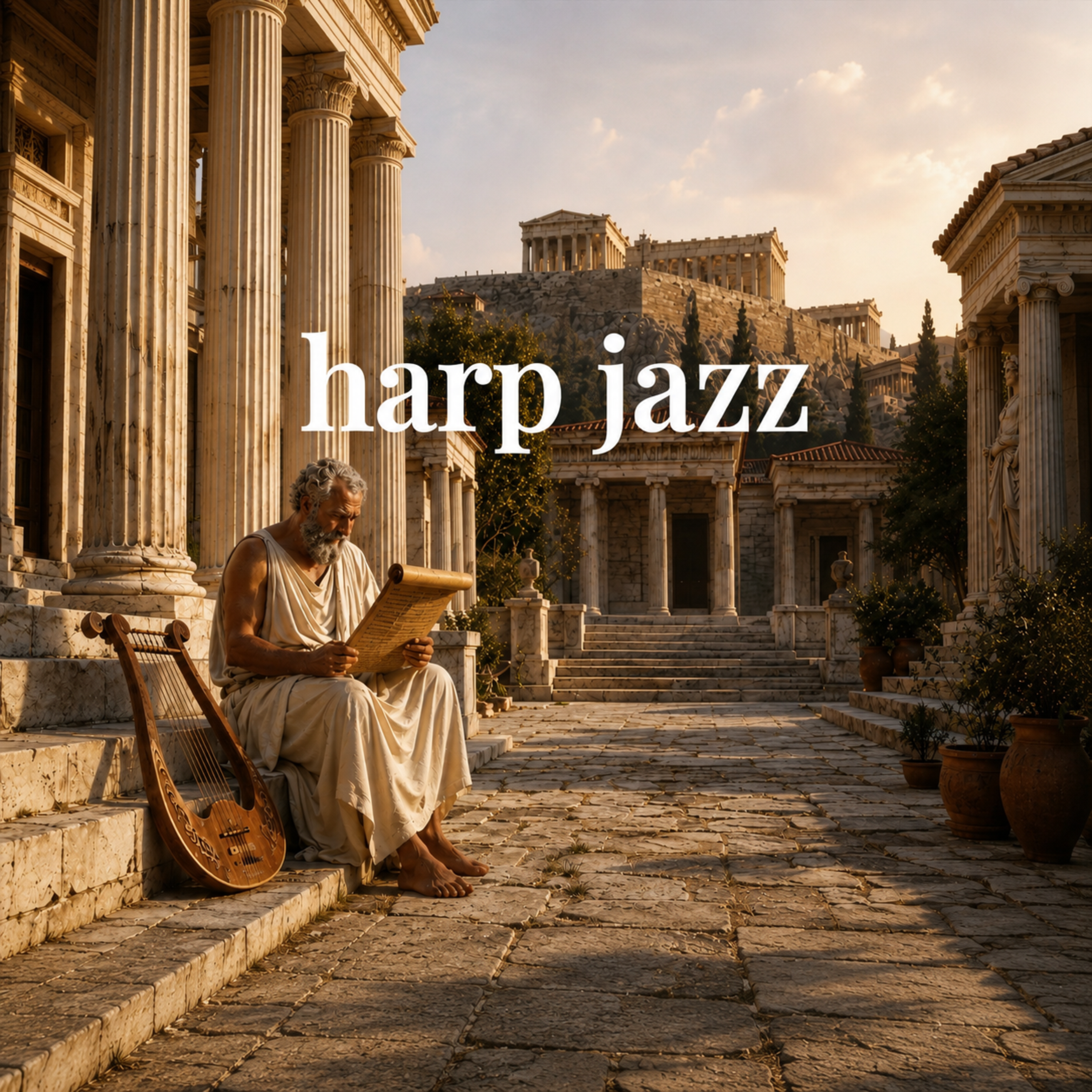 Philmusic Harp Jazz by PhilMu-List cover art