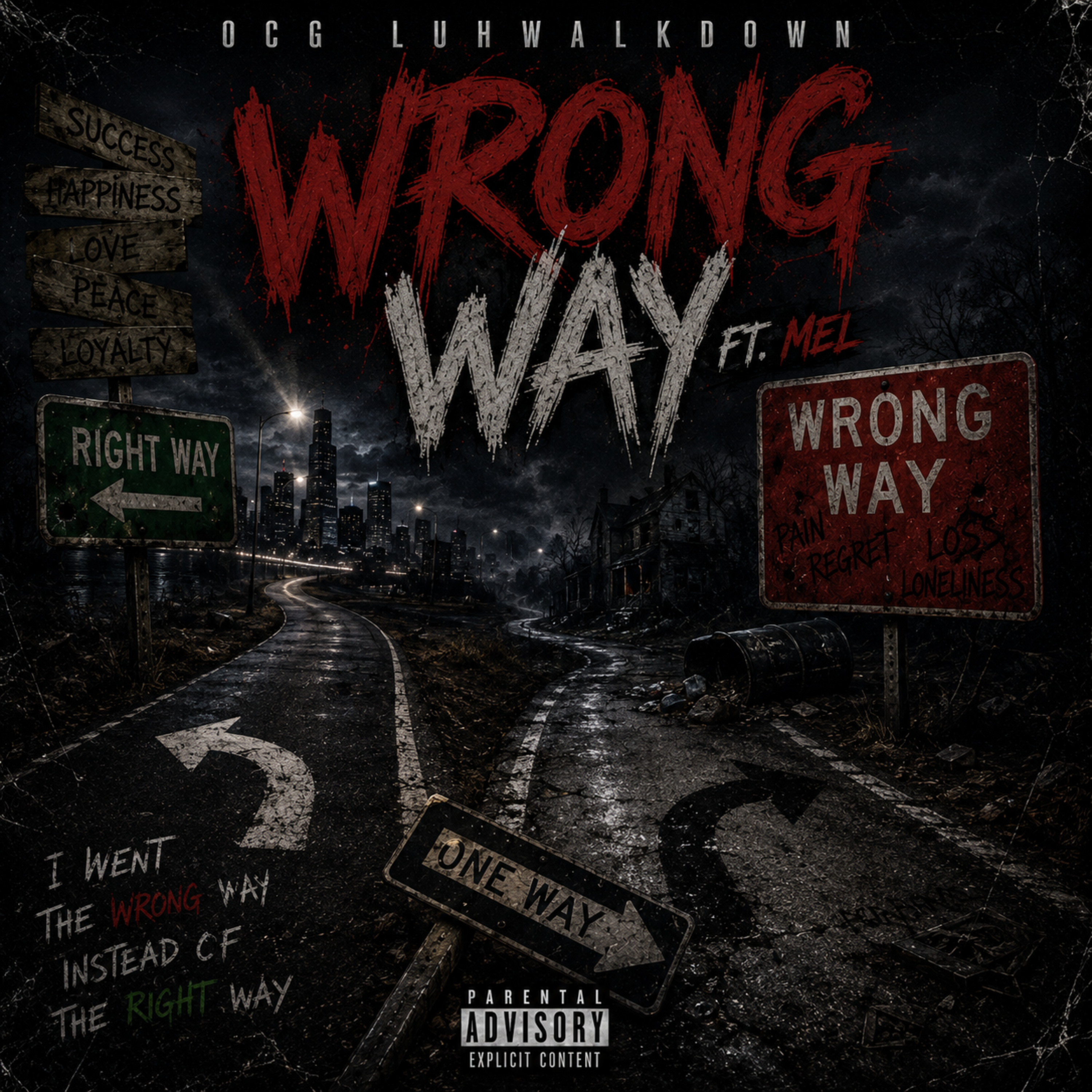 Wrong Way by OCG Luhwalkdown cover art