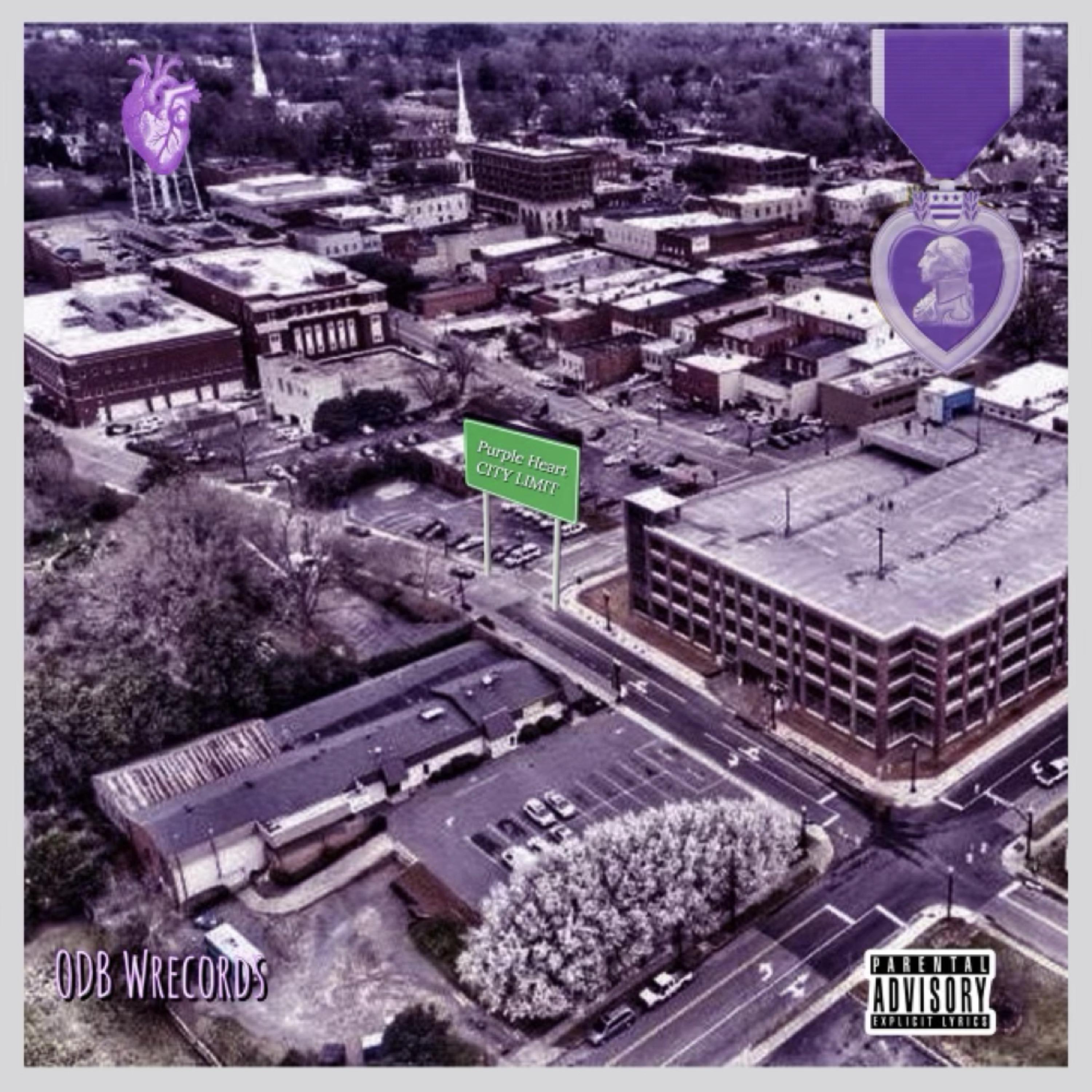The Purple Heart City artwork