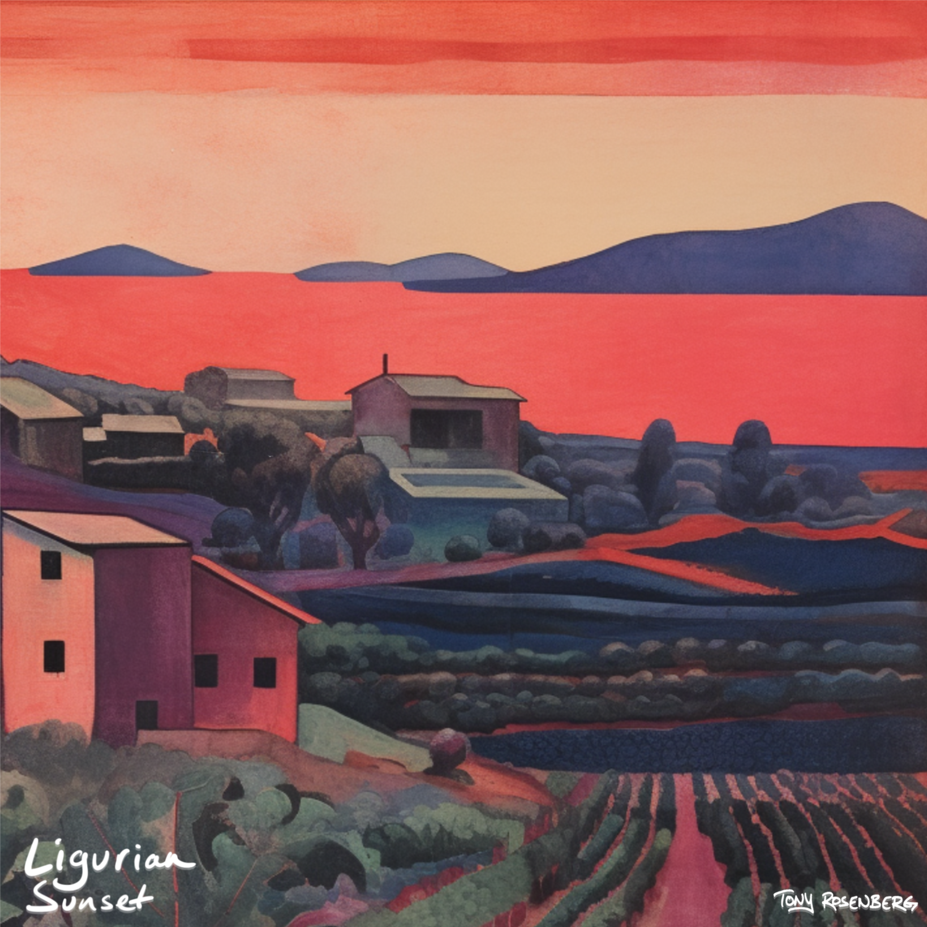 Ligurian Sunset artwork