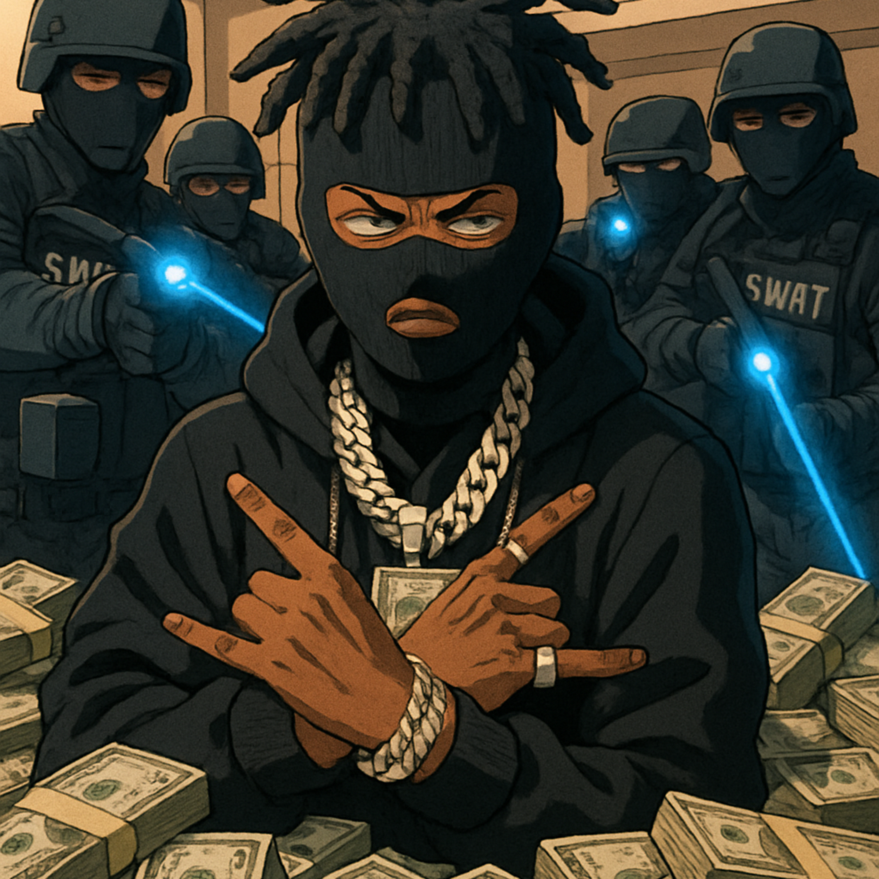 BLUE BEAM by Iceyyleek  cover art