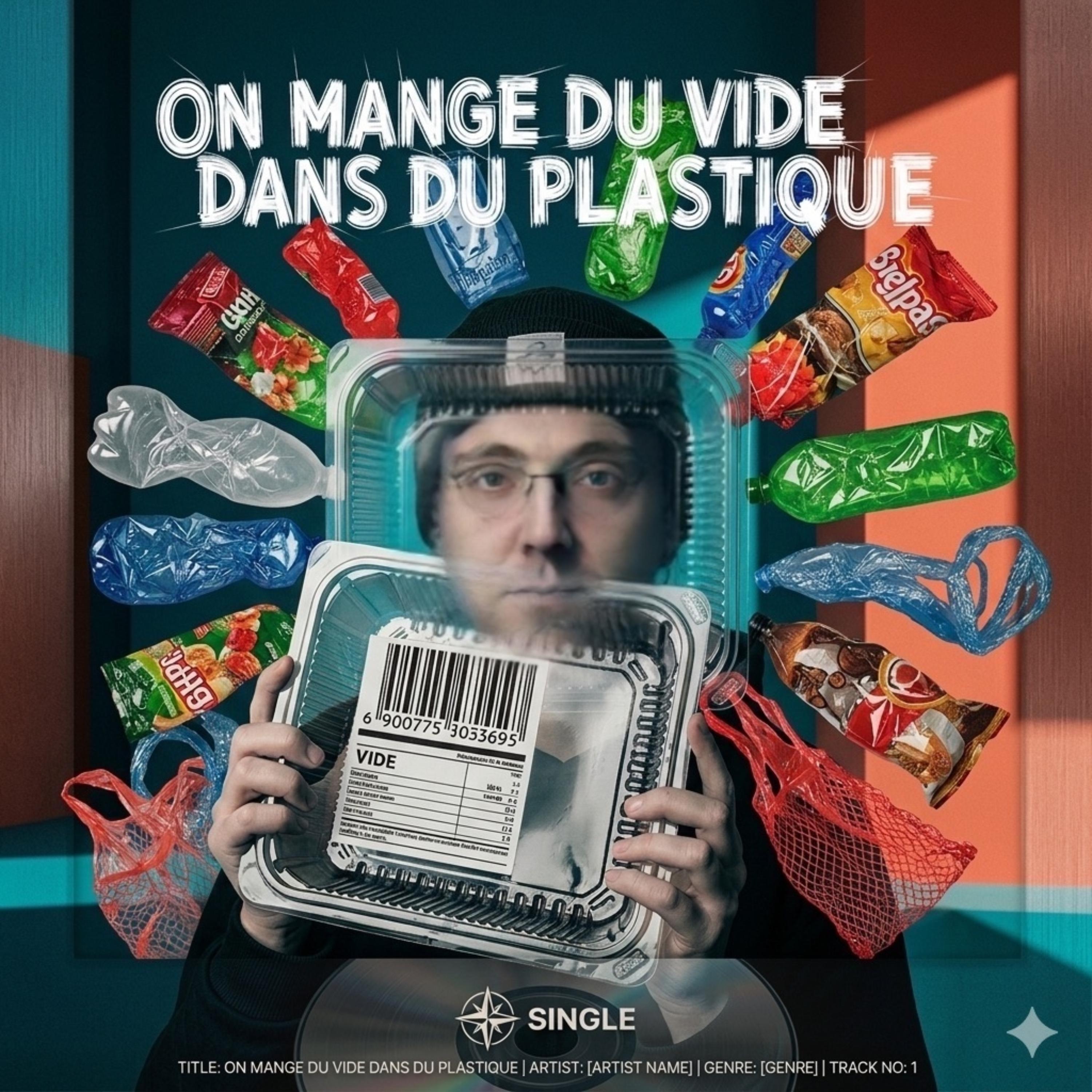 On Mange Du Vide Dans Du Plastique artwork