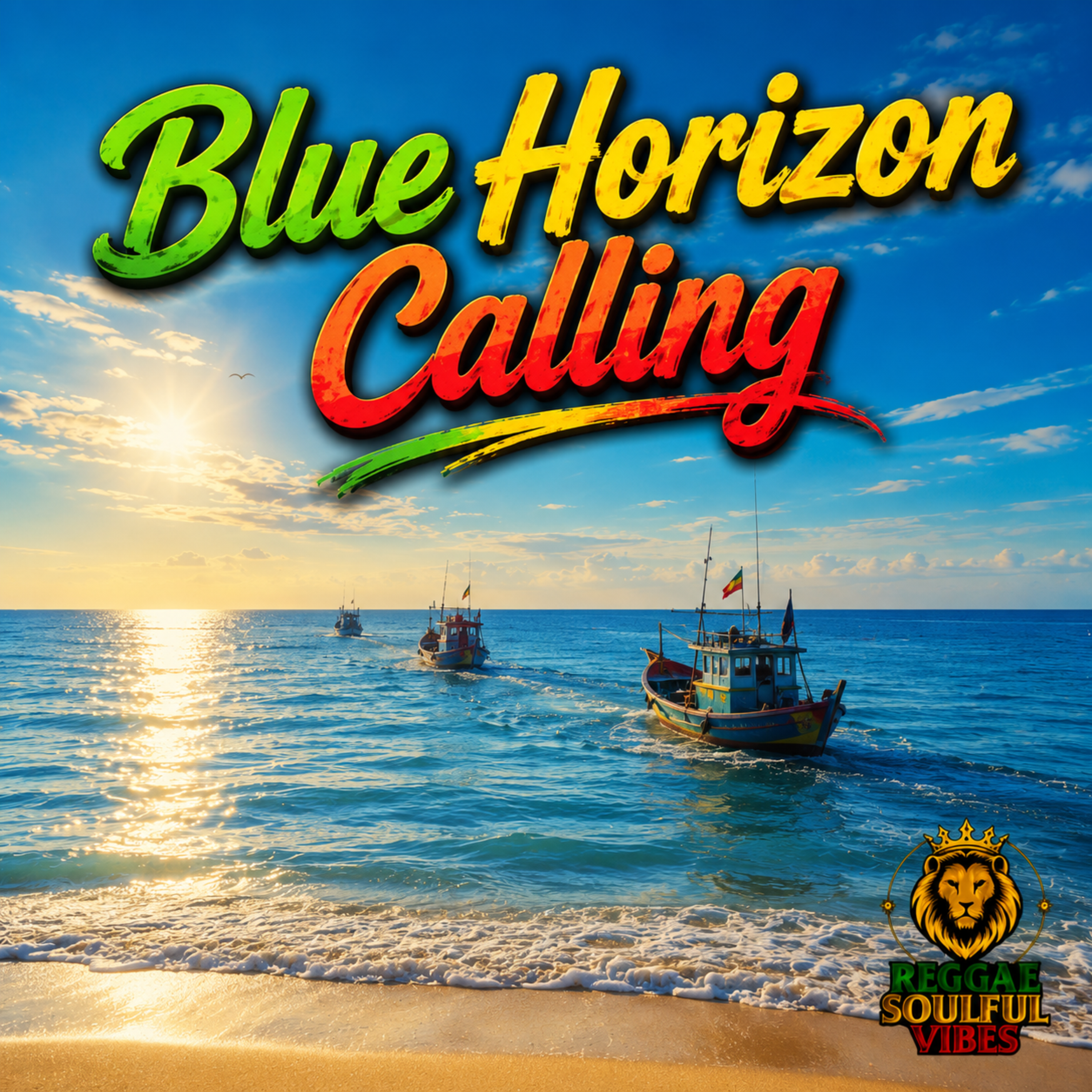 Blue Horizon Calling by Reggae Soulful Vibes cover art